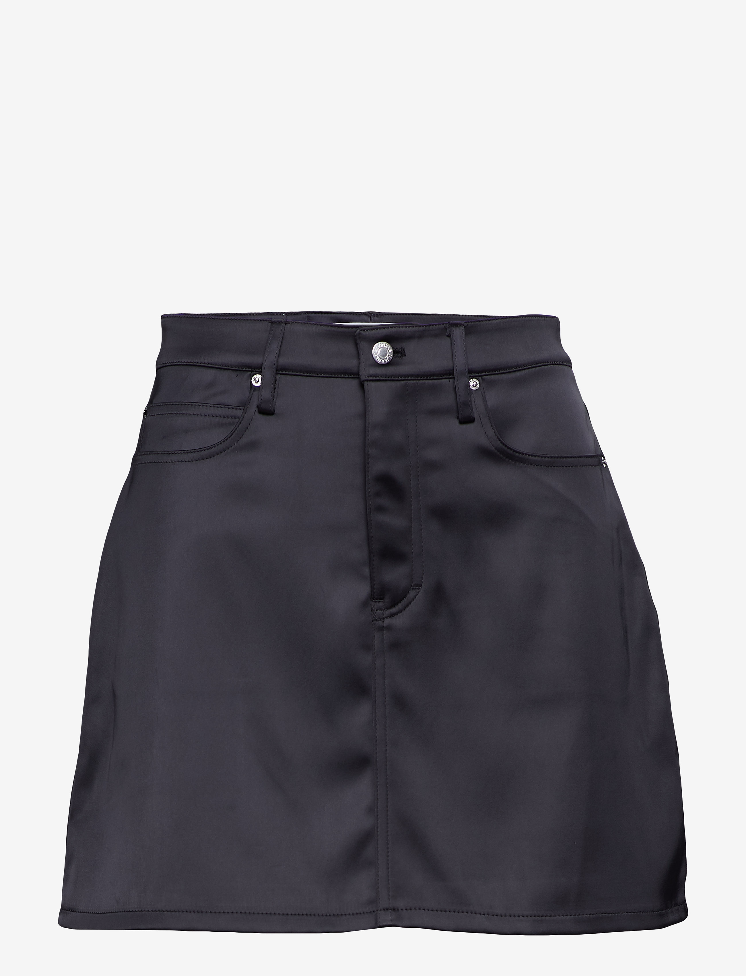 Calvin Klein Jeans - SATIN 5PKT MINI SKIR - ck black - 0
