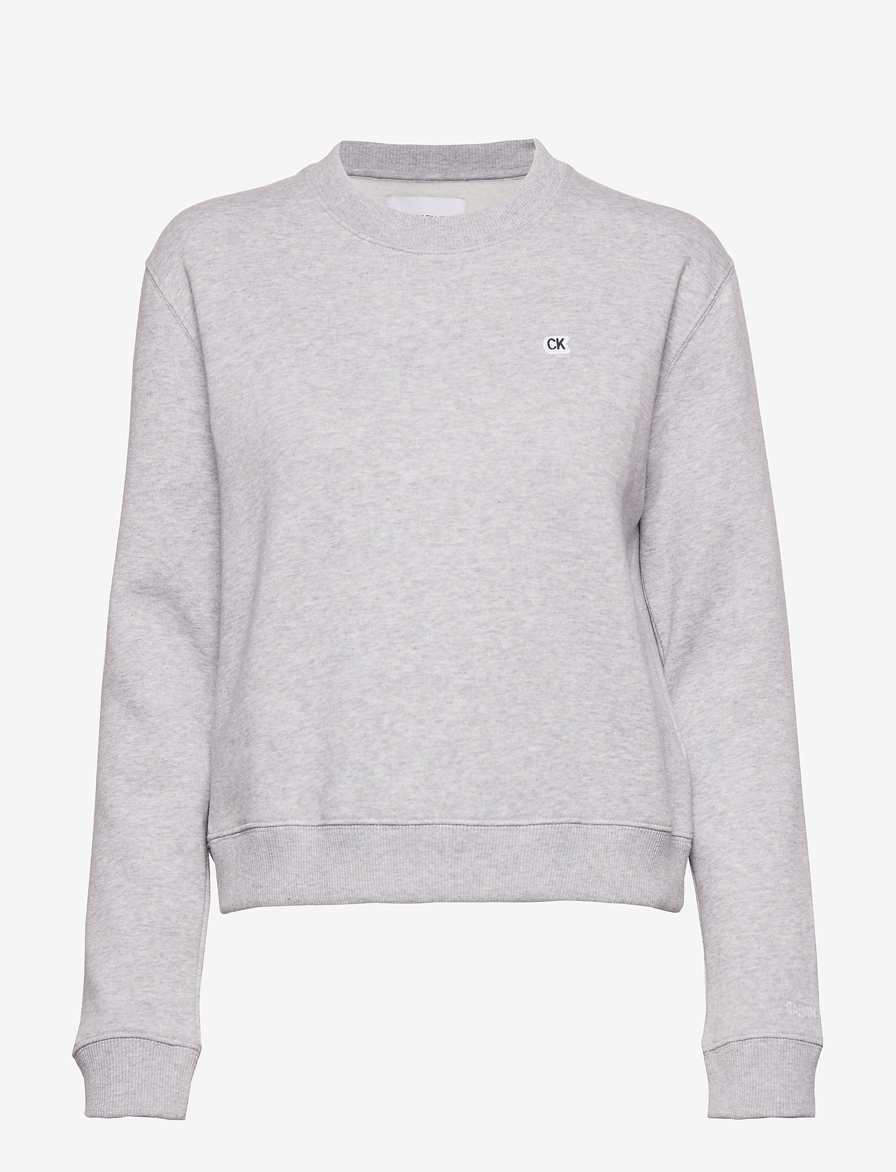 Calvin Klein Jeans - BOXY CREW NECK - light grey heather - 0