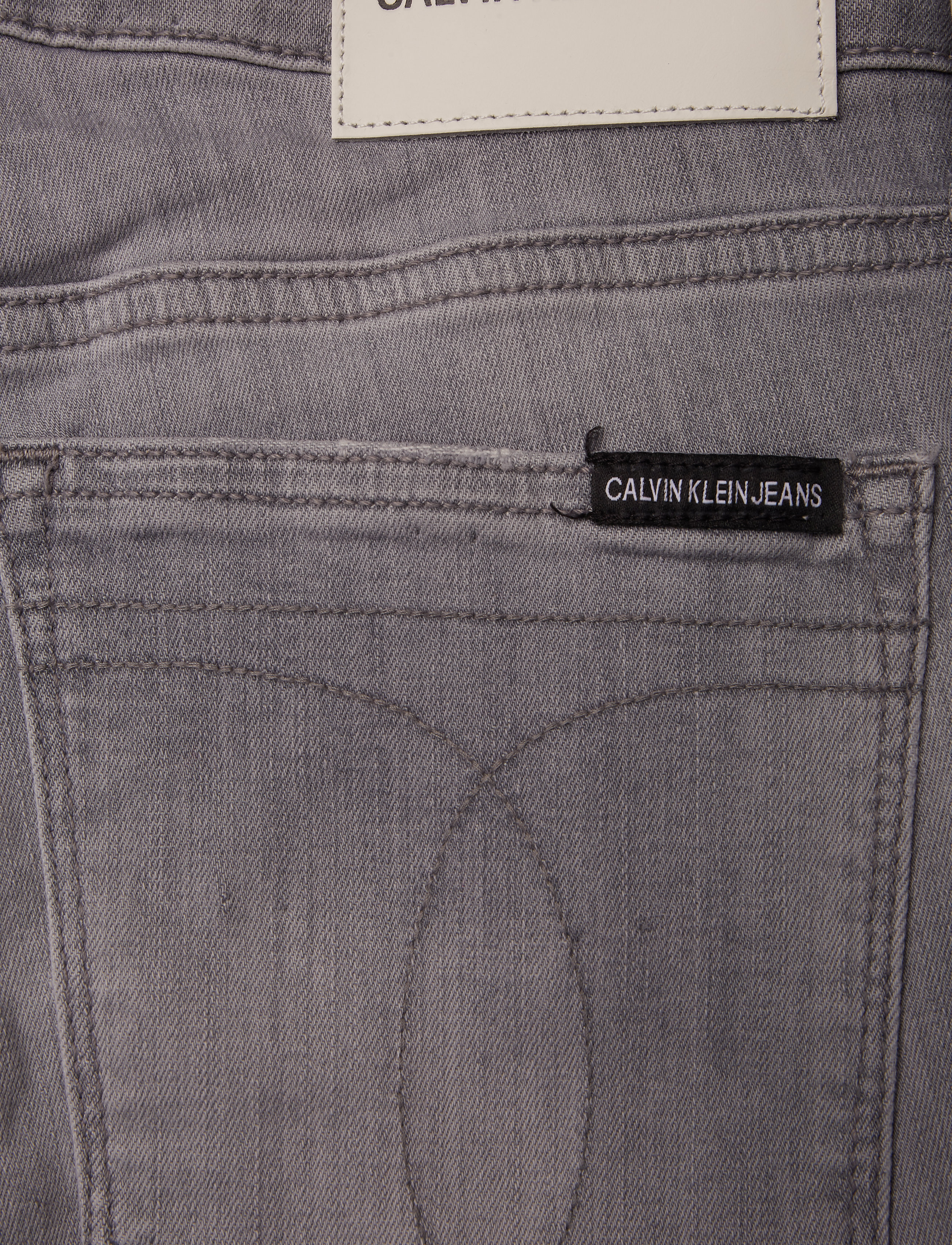 Calvin Klein Jeans - CKJ 011 MID RISE SKI - julie grey split hem - 4