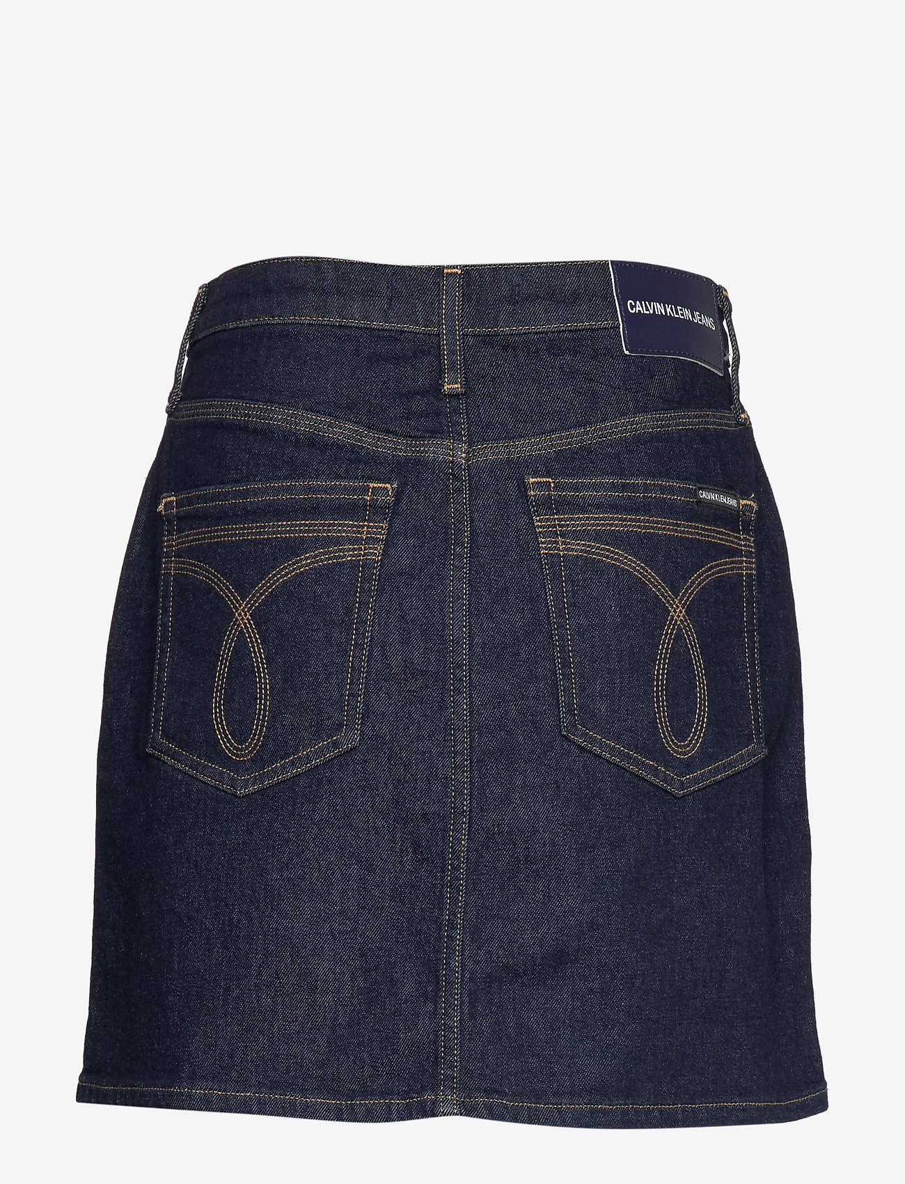 Calvin Klein Jeans - HIGH RISE MINI SKIRT - ba168 rinse triple needle - 1