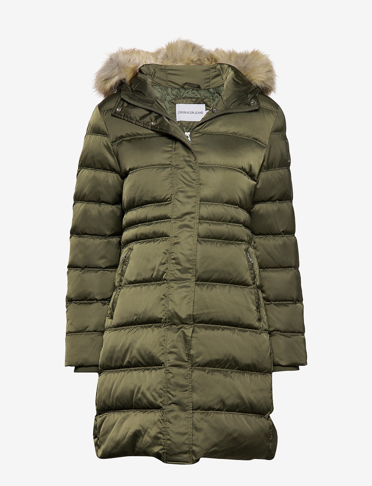Calvin Klein Jeans - MW DOWN LONG NYLON - grape leaf - 0