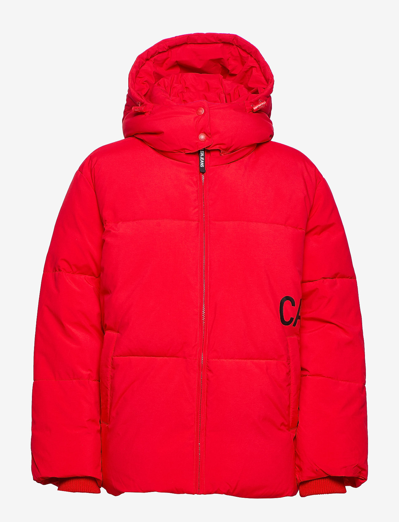 Calvin Klein Jeans - OVERSIZED LOGO PUFFER - racing red - 1