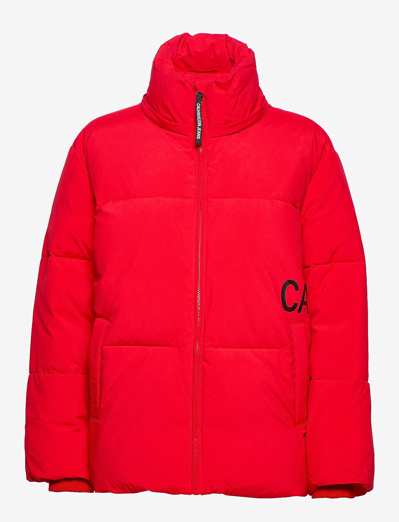 Calvin Klein Jeans - OVERSIZED LOGO PUFFER - racing red - 2