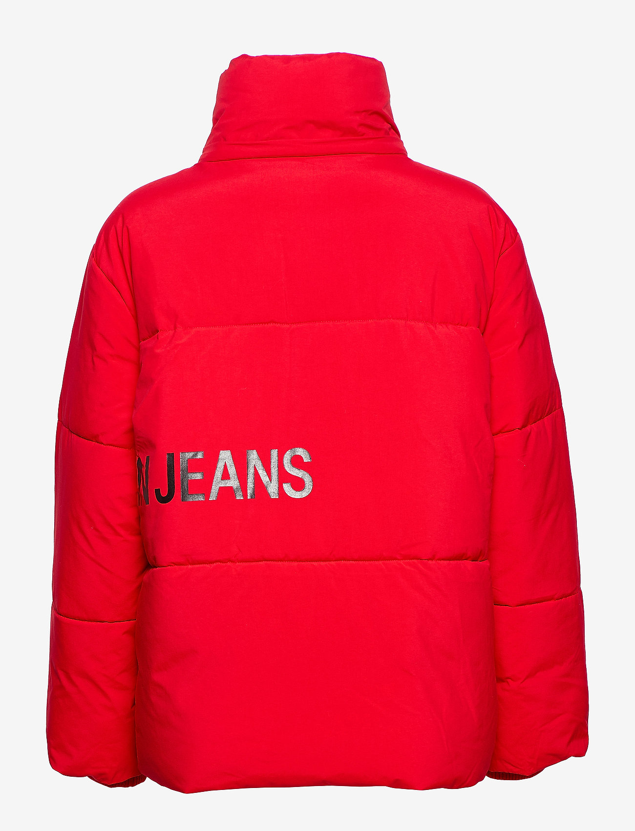 Calvin Klein Jeans - OVERSIZED LOGO PUFFER - racing red - 4