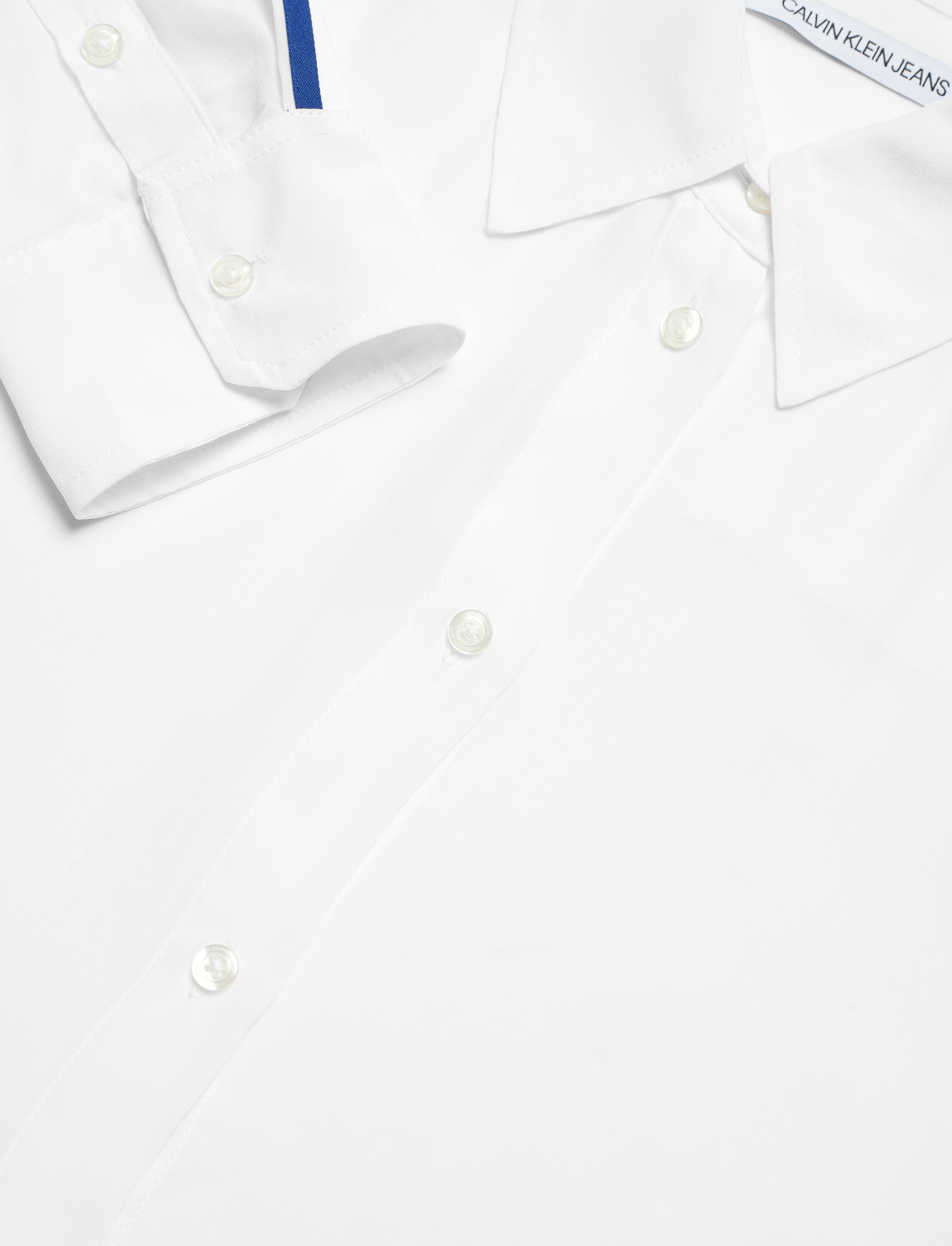 Calvin Klein Jeans - RELAXED TAPE FAUX SI - bright white - 4
