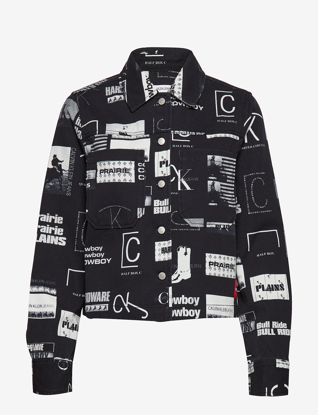 Calvin Klein Jeans - ICONIC CROPPED PATCH - punk aop - 0