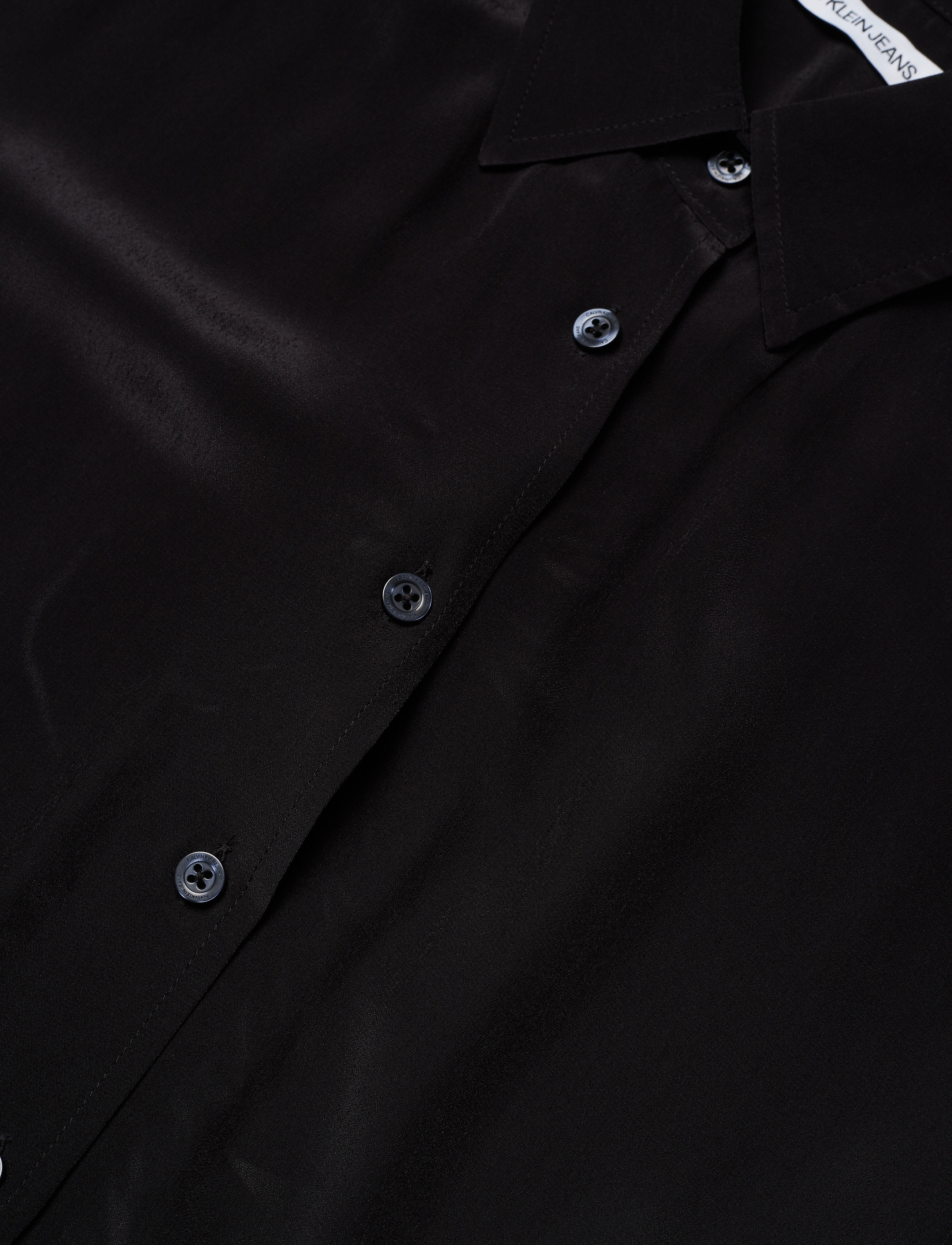 Calvin Klein Jeans - FAUX SILK SS TEA DRE - ck black - 2