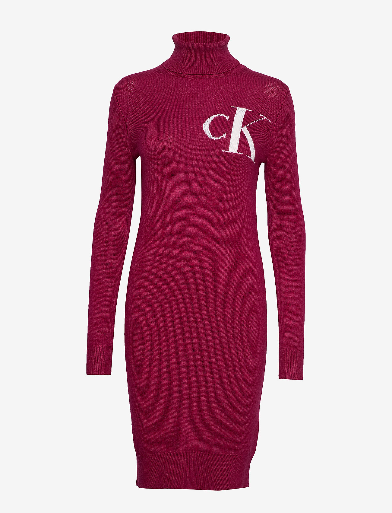 Calvin Klein Jeans - MONOGRAM TN SWEATER - beet red - 0