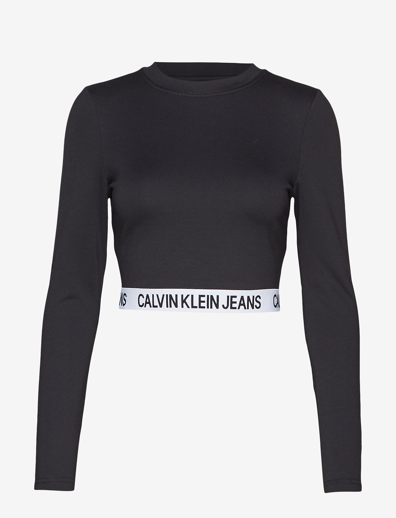 Calvin Klein Jeans - MILANO LS SLEEVE TOP - ck black - 0