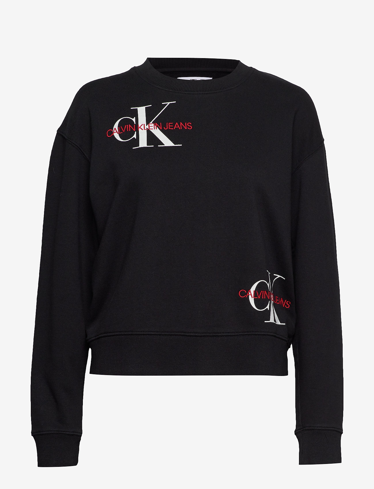 Calvin Klein Jeans - WASHED MONOGRAM OVERSIZED CN - ck black - 0