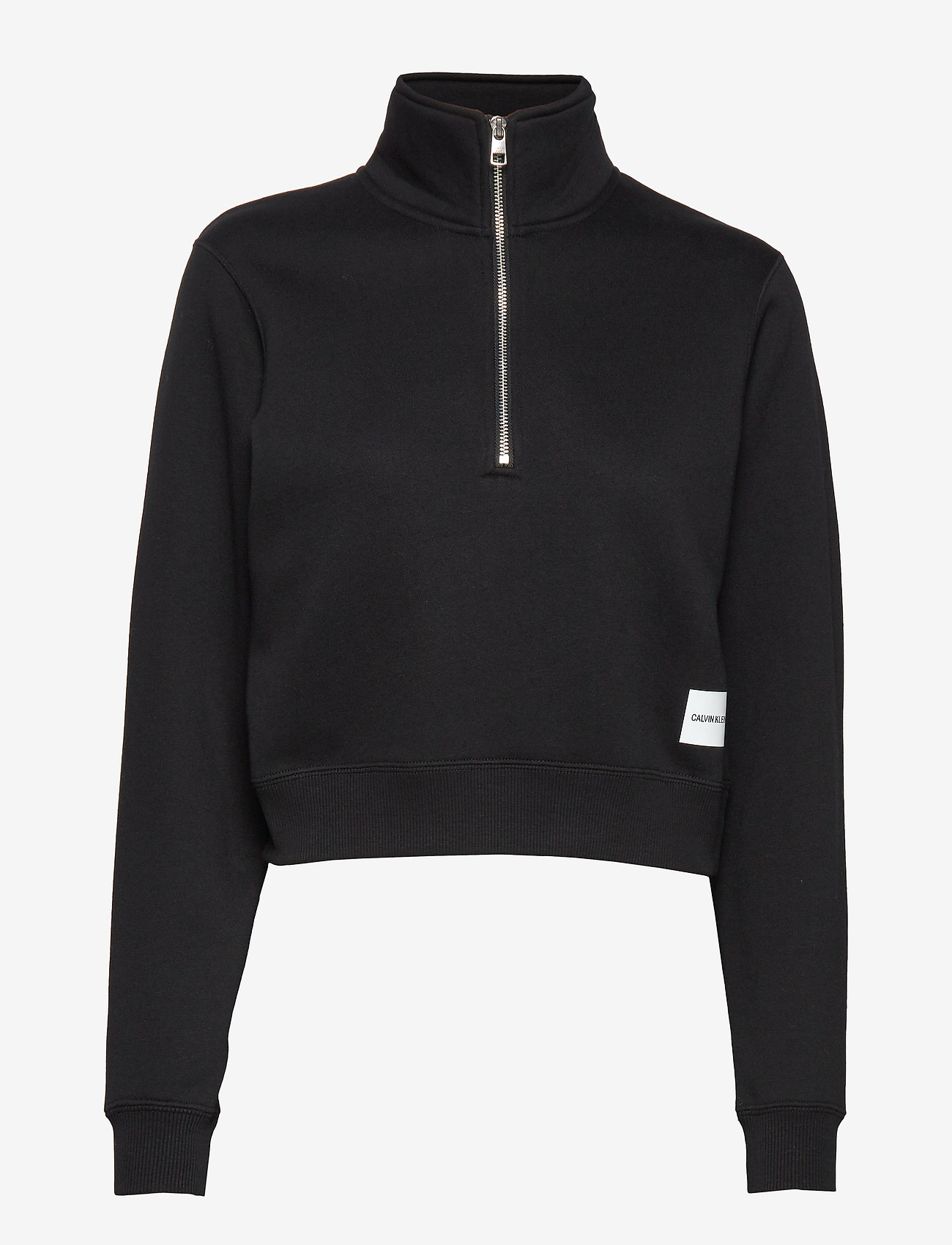 Calvin Klein Jeans - INSTIT BACK LOGO HALF ZIP - ck black - 0