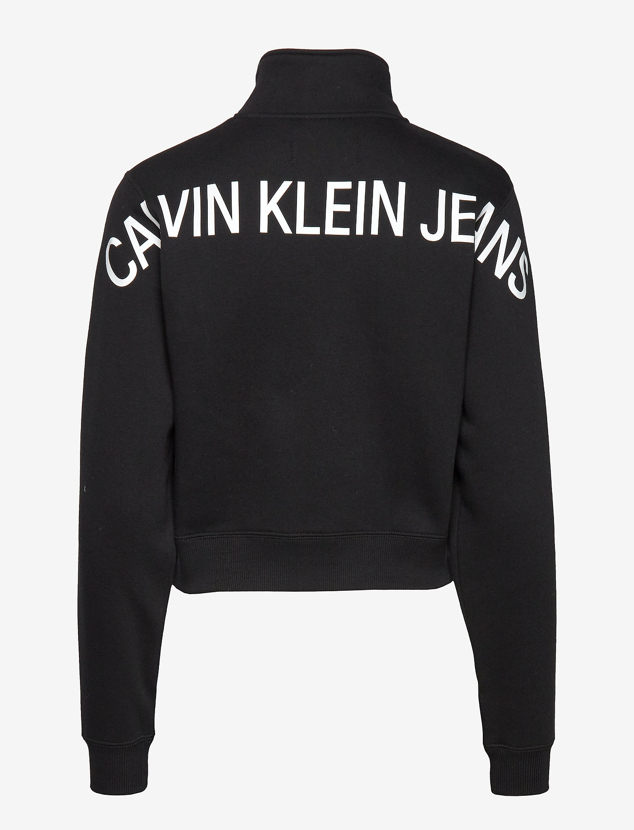 Calvin Klein Jeans - INSTIT BACK LOGO HALF ZIP - ck black - 1