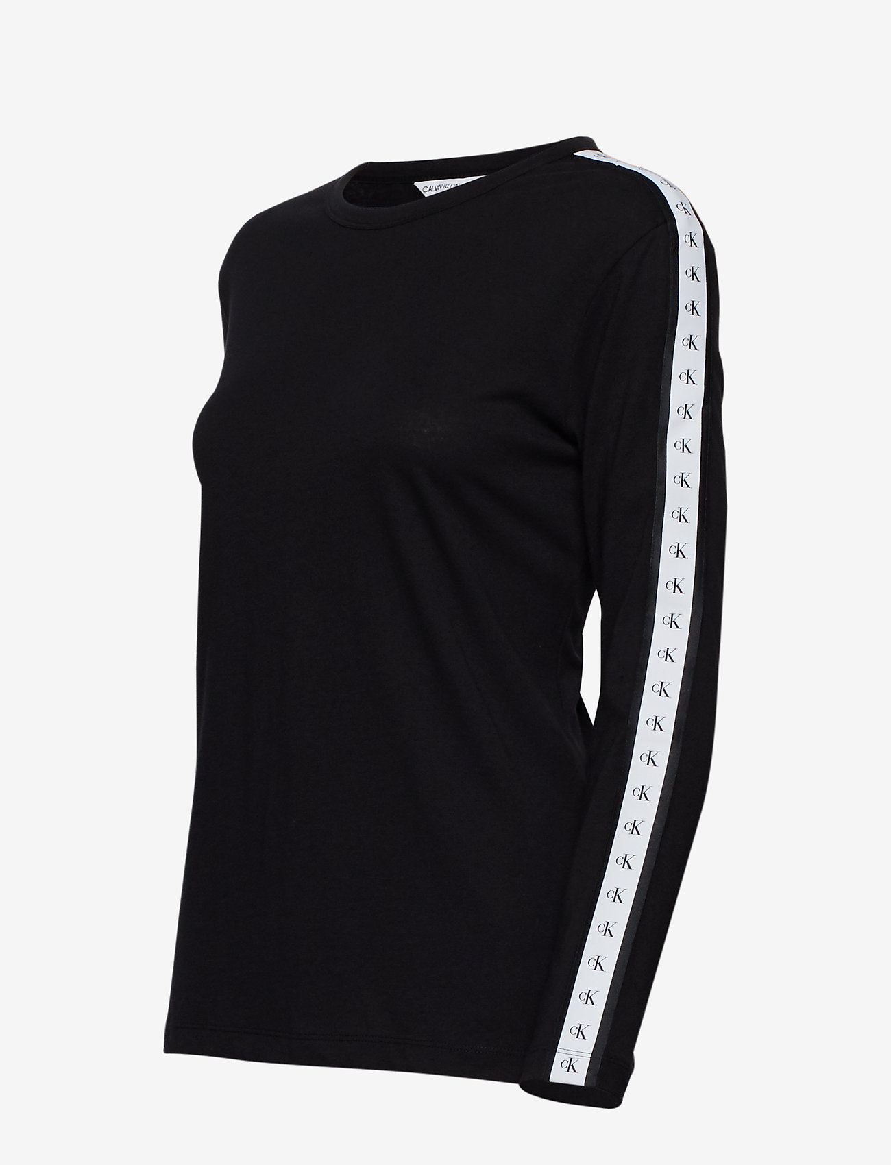 Calvin Klein Jeans - MONOGRAM TAPE STRAIGHT LS TEE - ck black - 2