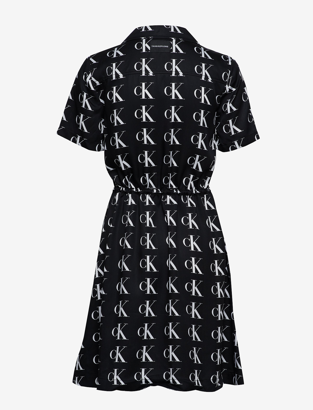 Calvin Klein Jeans - SS DINER DRESS - ck aop black/white logo - 1