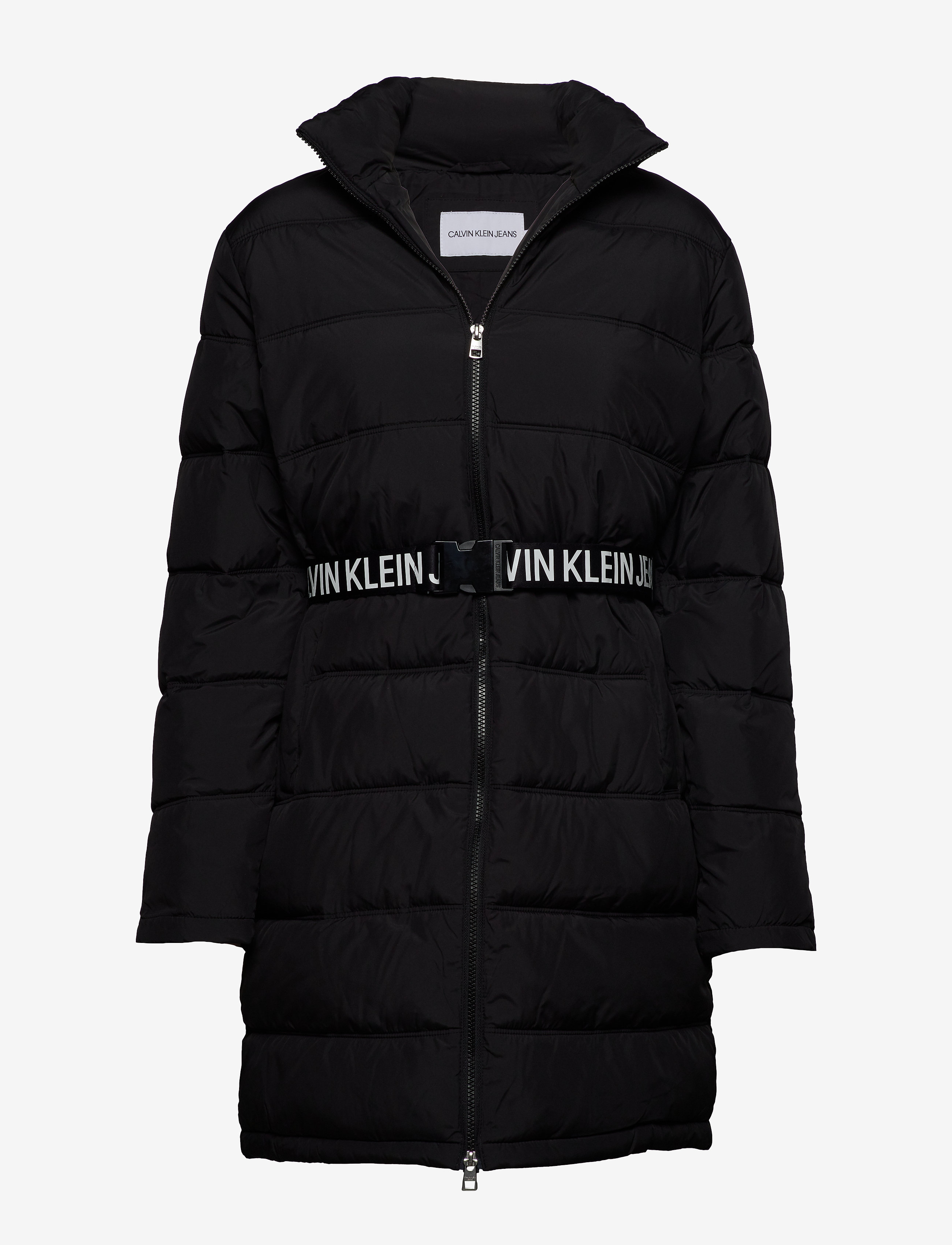 Calvin Klein Jeans - LONG PUFFER WITH WAI - ck black - 0