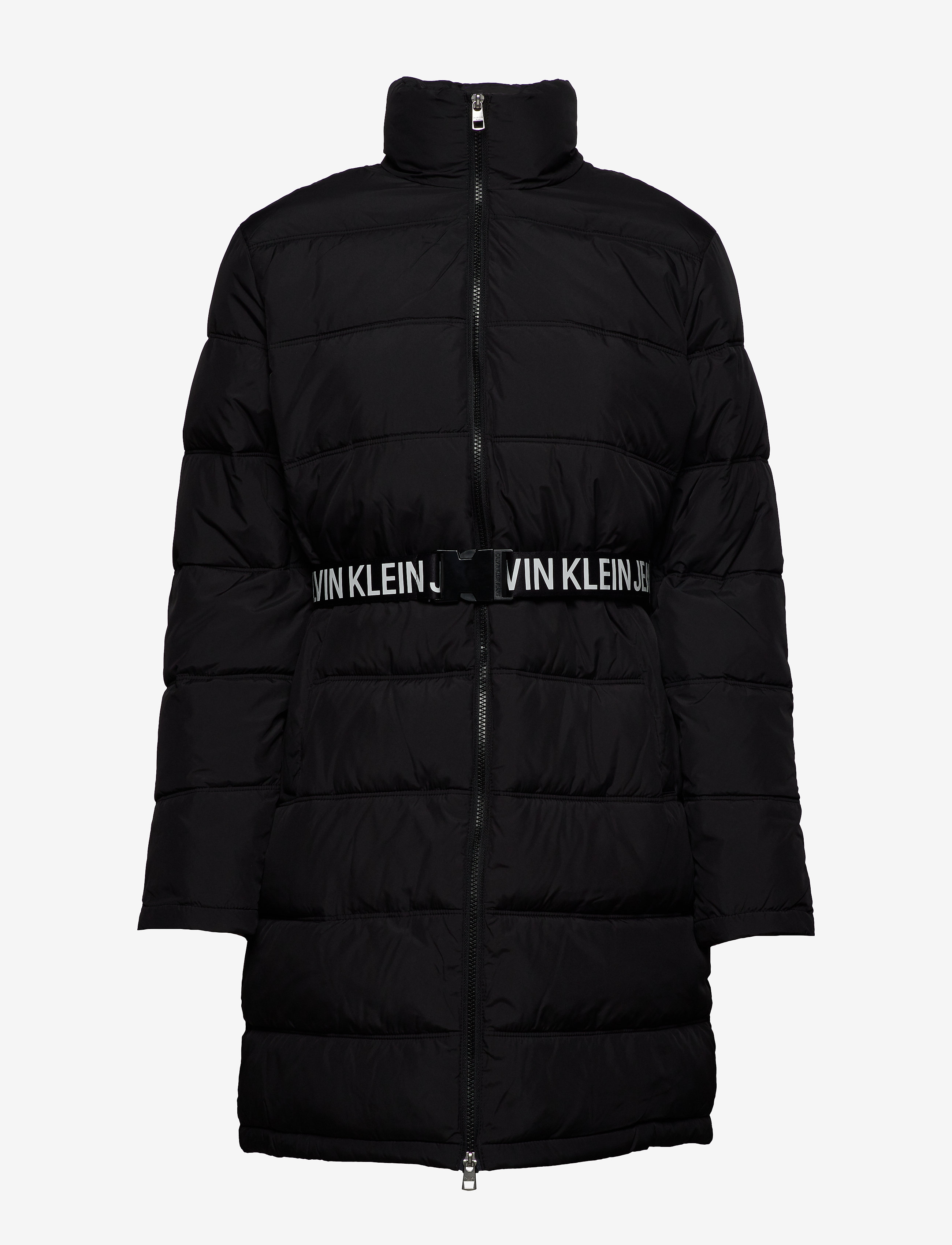 Calvin Klein Jeans - LONG PUFFER WITH WAI - ck black - 1