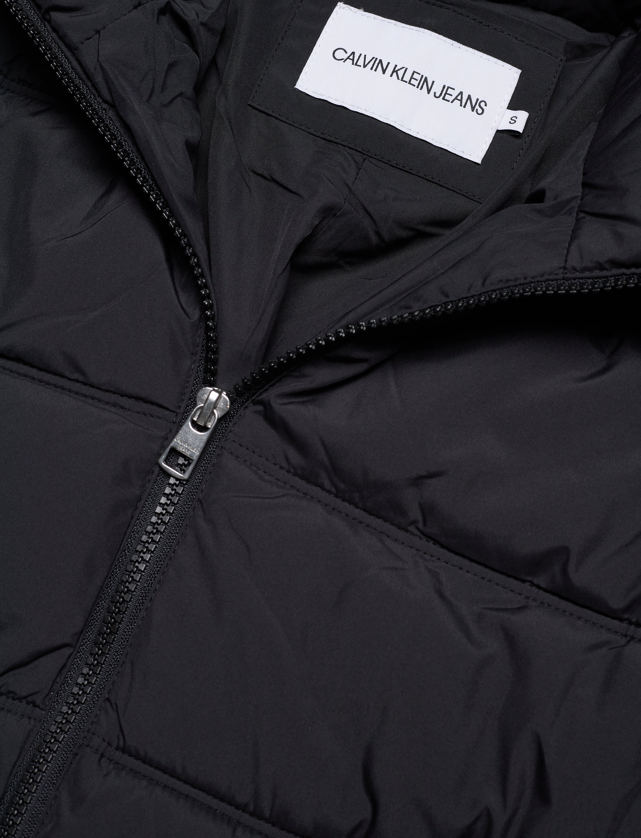 Calvin Klein Jeans - LONG PUFFER WITH WAI - ck black - 4