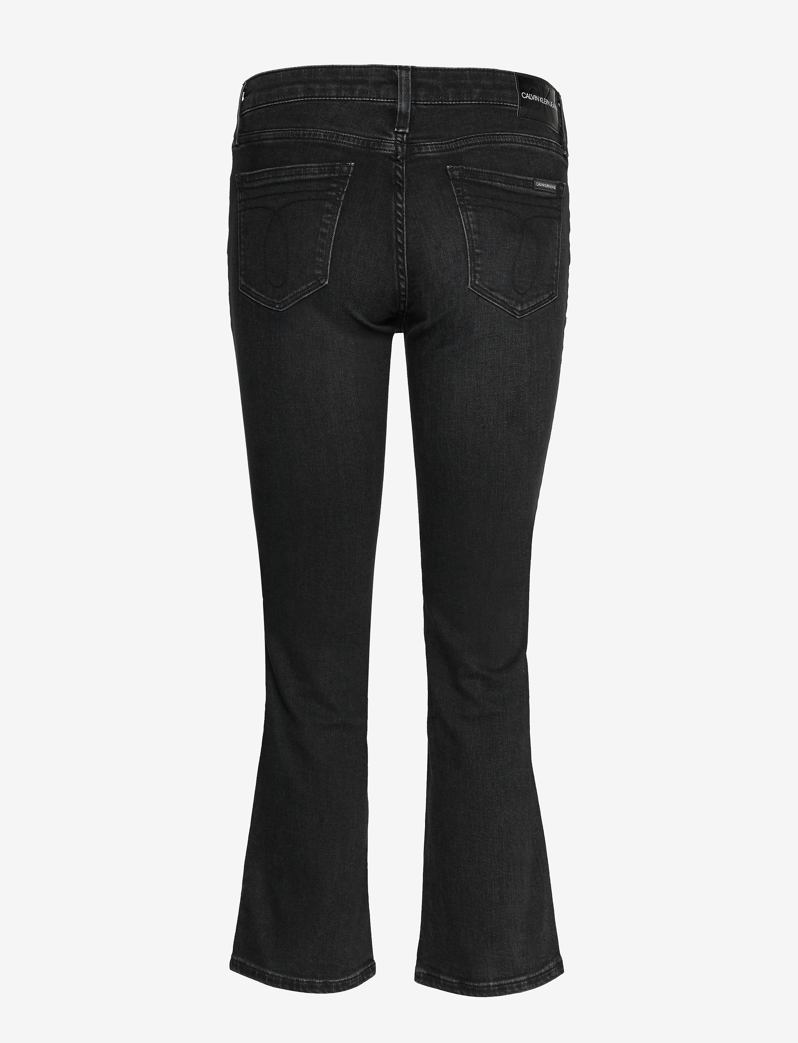 Calvin Klein Jeans - MID RISE CROP FLARE - ca100 black - 1