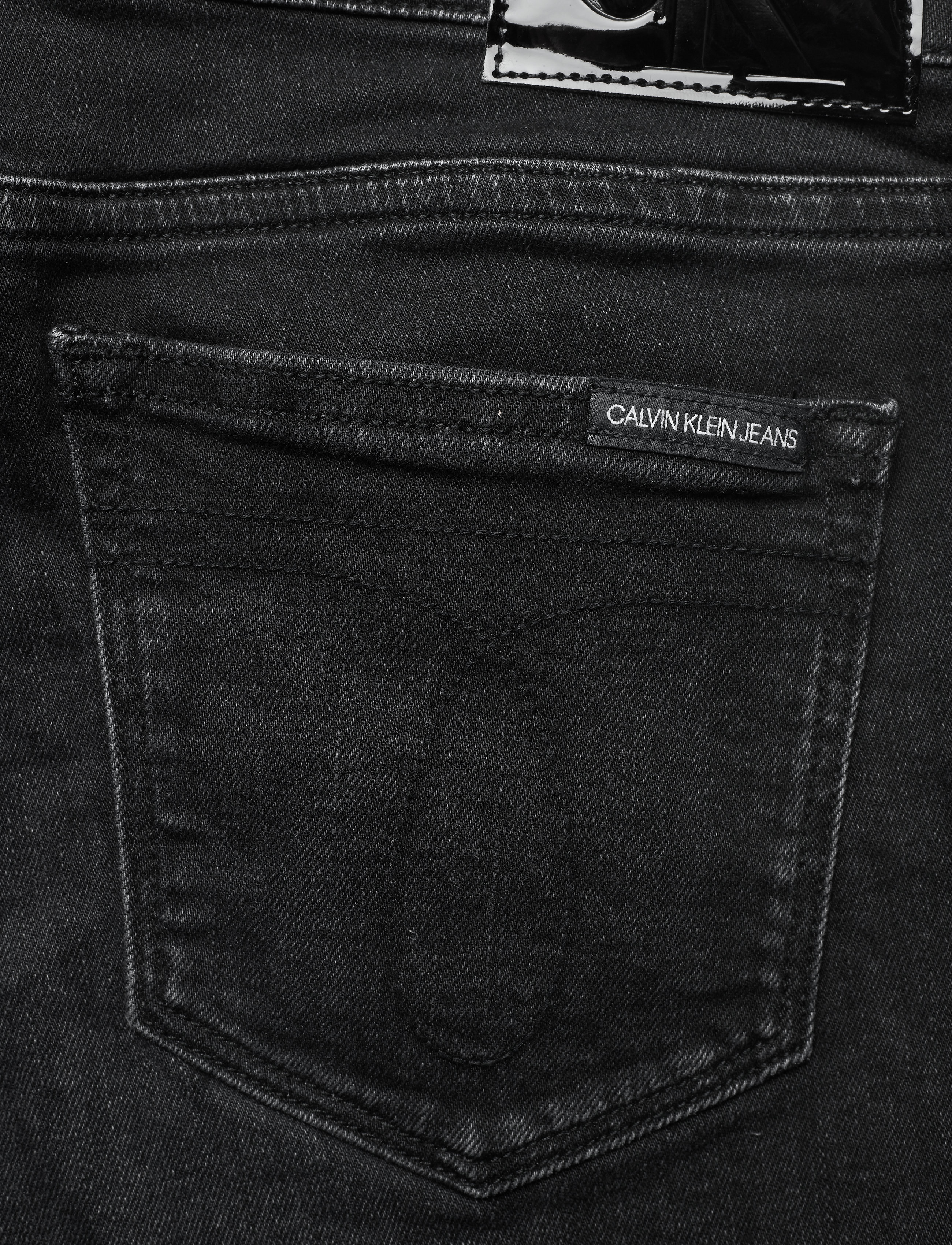 Calvin Klein Jeans - MID RISE CROP FLARE - ca100 black - 4