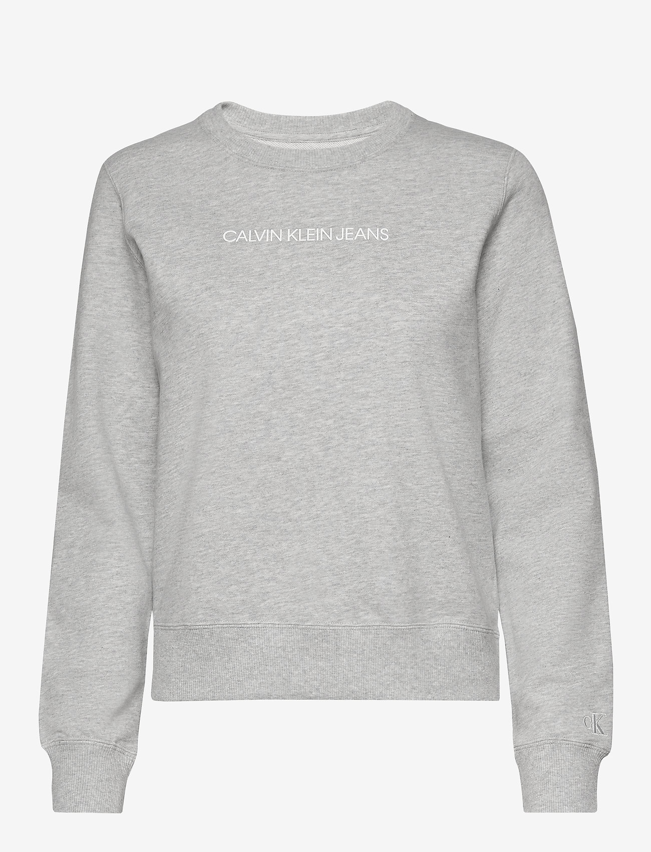 INSTITUTIONAL REGULAR CREW NECK - LIGHT GREY HEATHER