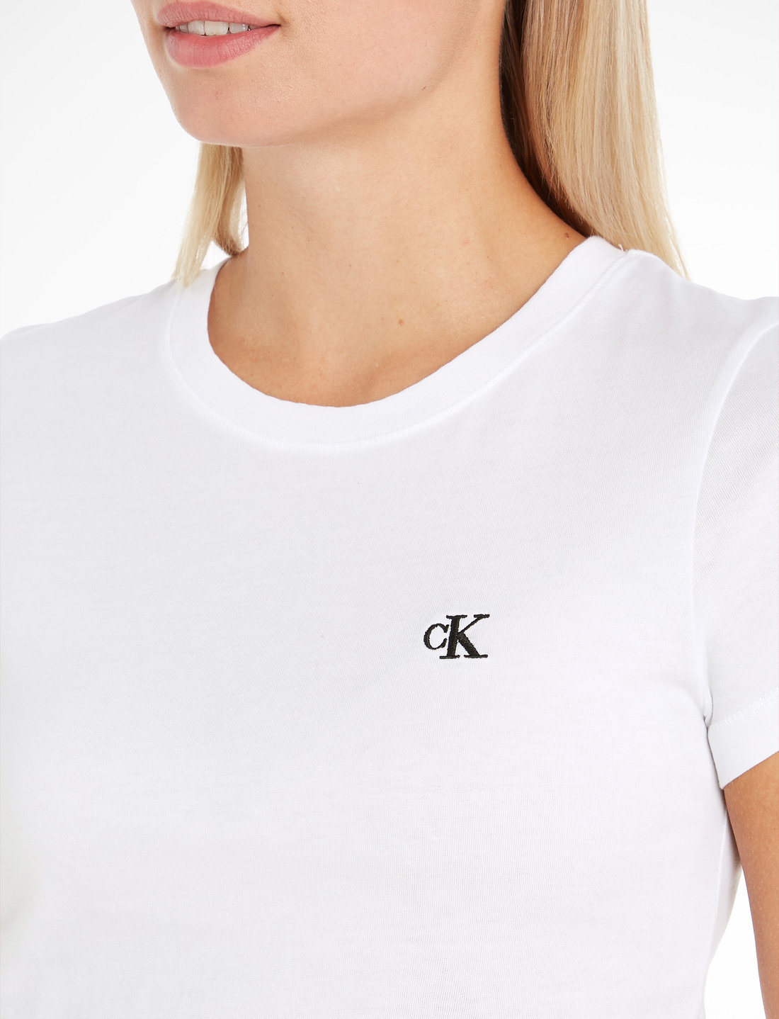 Calvin Klein Jeans Ck Embroidery Slim Tee - T-shirts