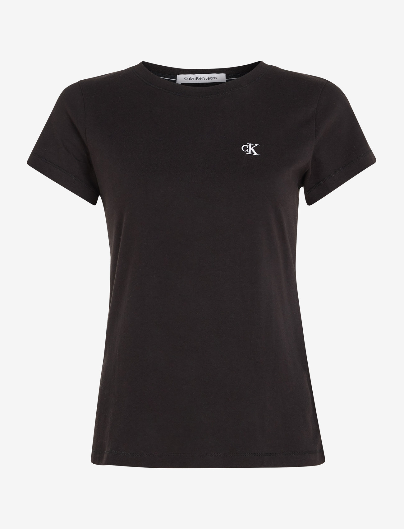 Calvin Klein Jeans - CK EMBROIDERY SLIM TEE - t-shirts - ck black - 1
