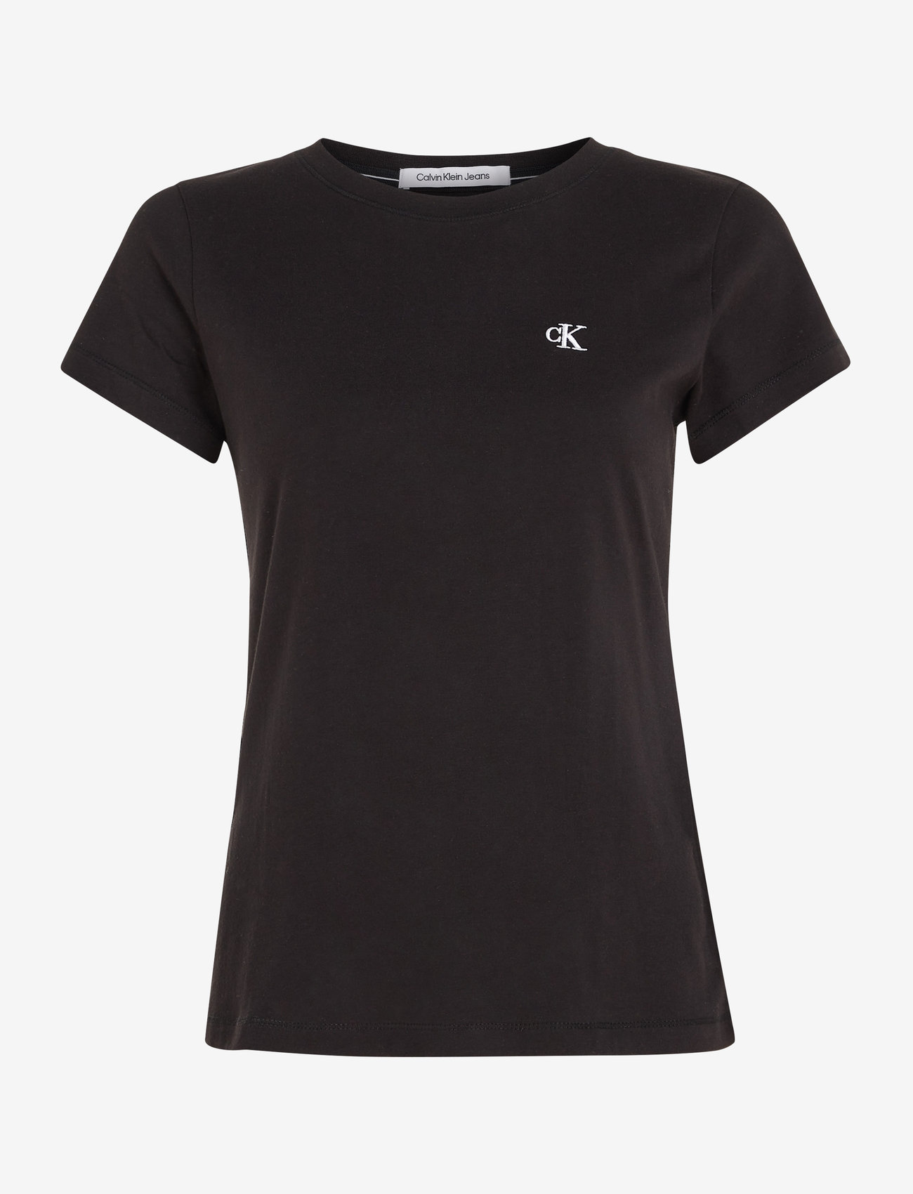 Calvin Klein Jeans - CK EMBROIDERY SLIM TEE - t-shirty - ck black - 1