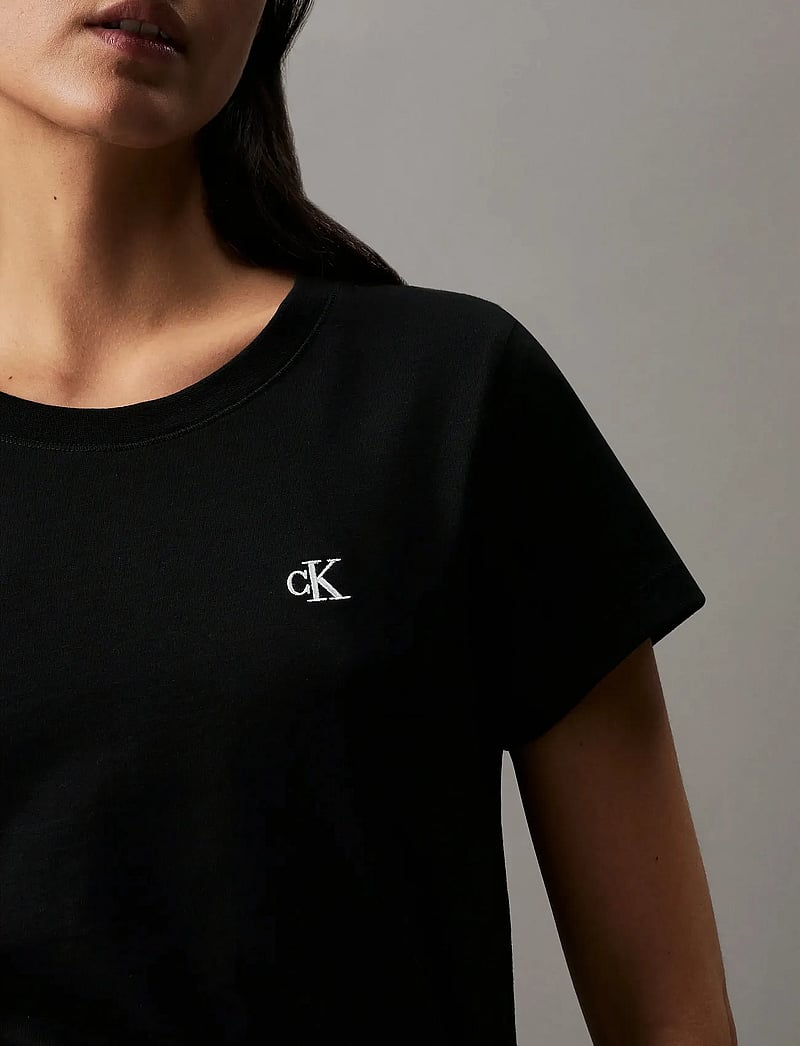 Calvin Klein Jeans - CK EMBROIDERY SLIM TEE - ck black - 4