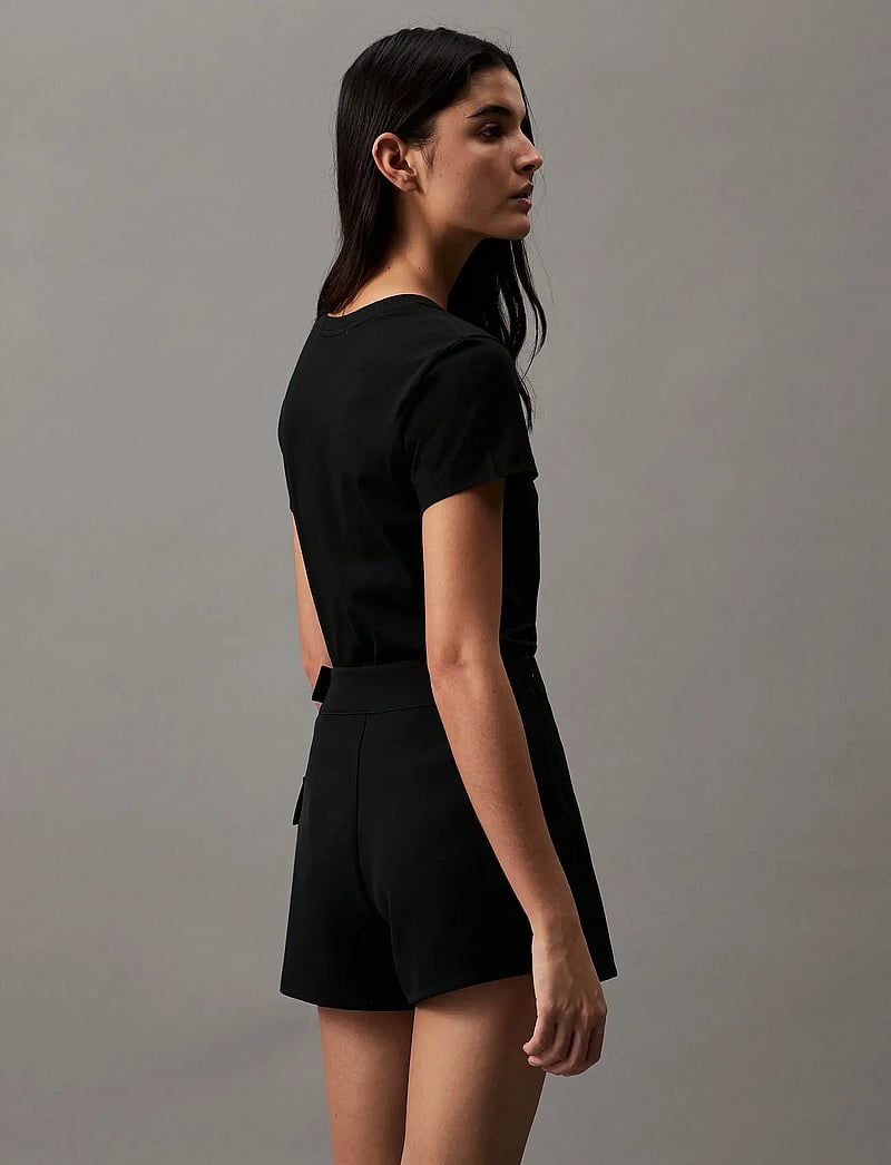 Calvin Klein Jeans - CK EMBROIDERY SLIM TEE - ck black - 5