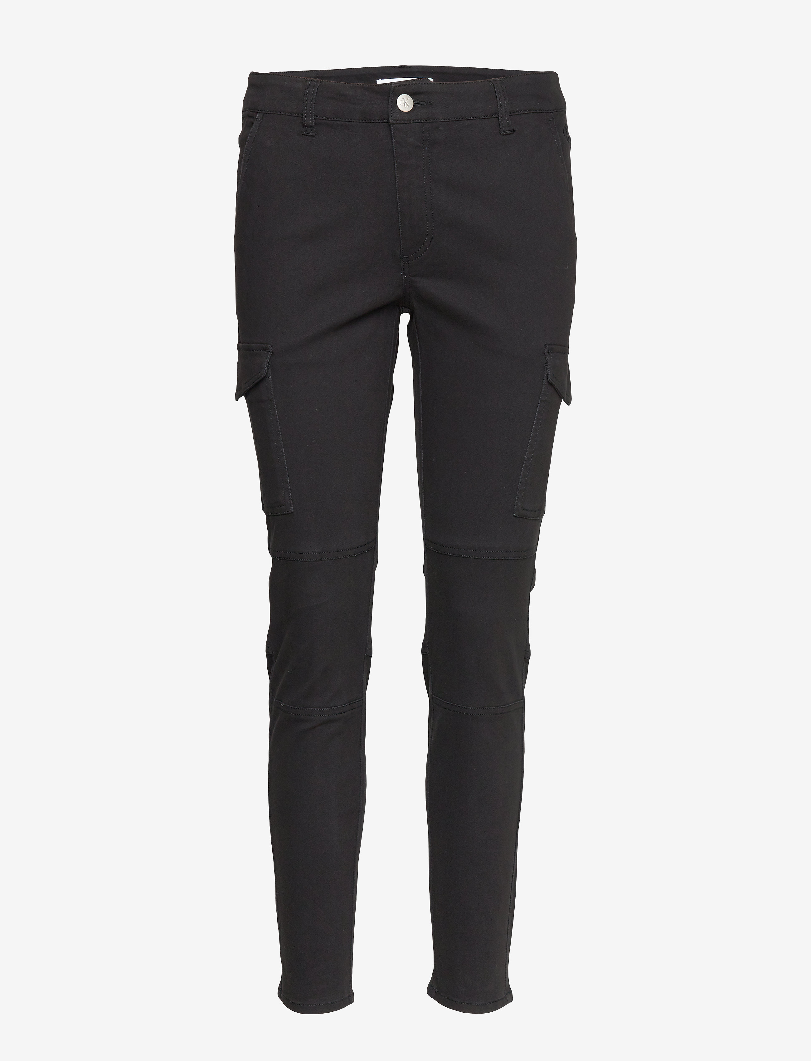 Calvin Klein Jeans - SKINNY CARGO PANTS - ck black - 0