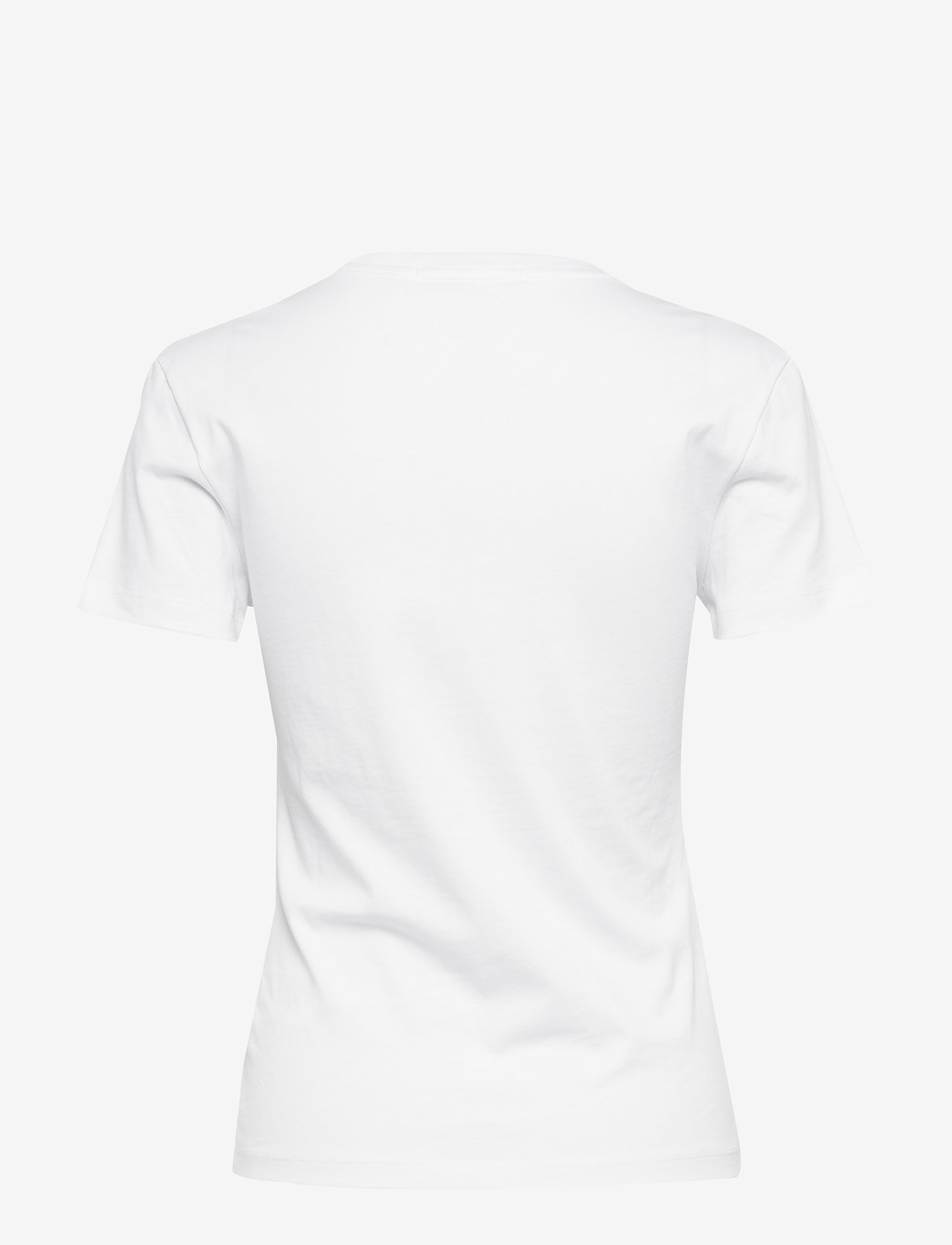 Calvin Klein Jeans - FLOCK MONOGRAM CK SLIM TEE - bright white - 1
