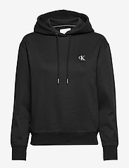 Calvin Klein Jeans - CK EMBROIDERY HOODIE - džemperi ar kapuci - ck black - 0