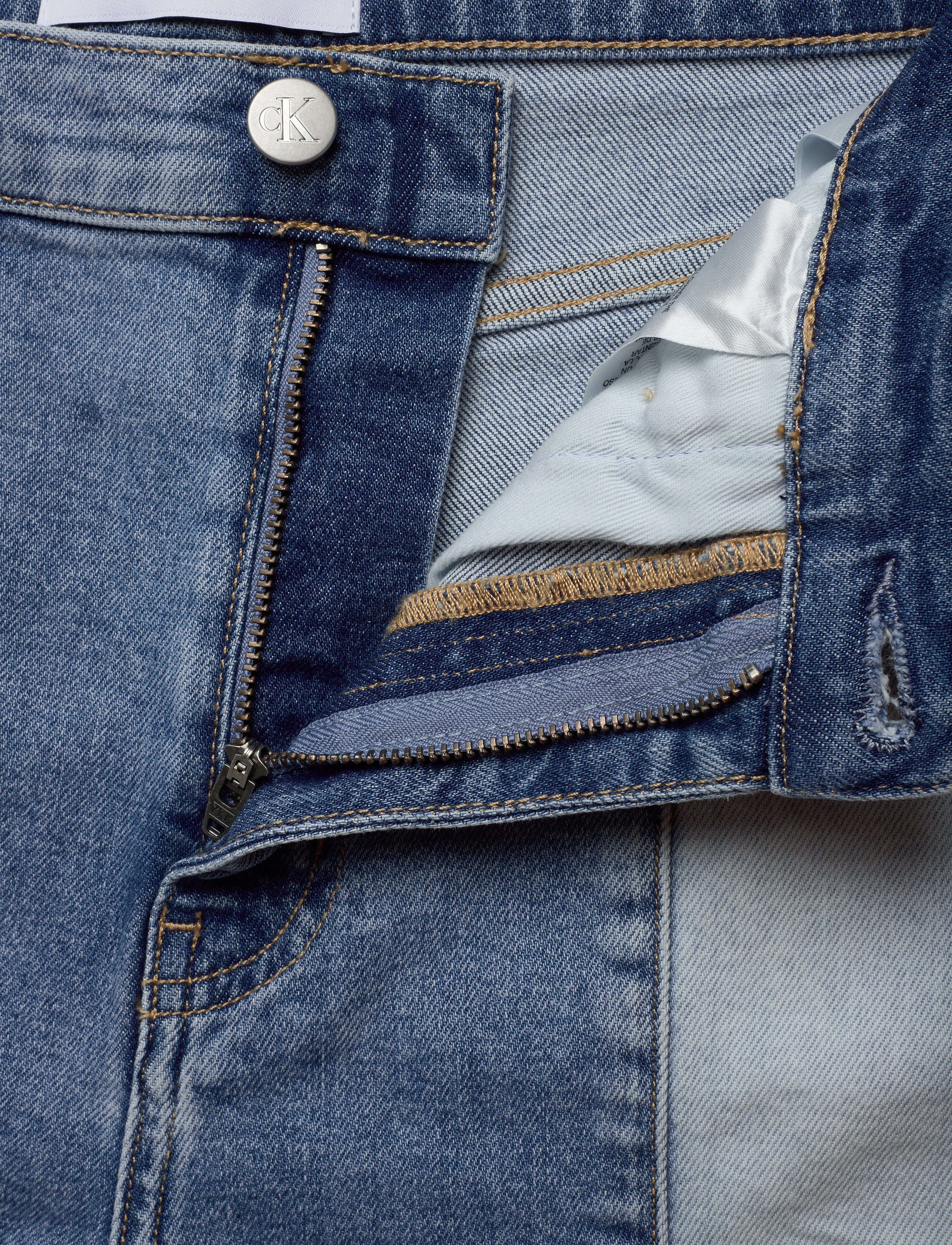 Calvin Klein Jeans - HIGH RISE SHORT - da102 bleach blue double shades - 3