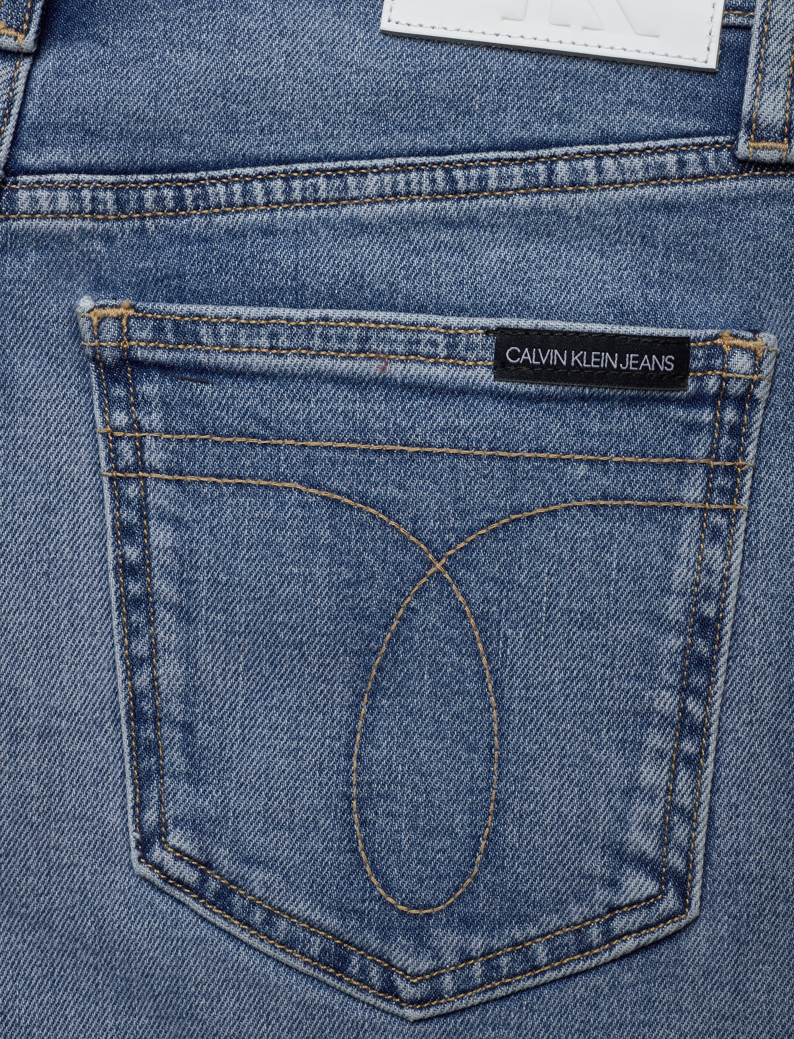 Calvin Klein Jeans - HIGH RISE SHORT - da102 bleach blue double shades - 4