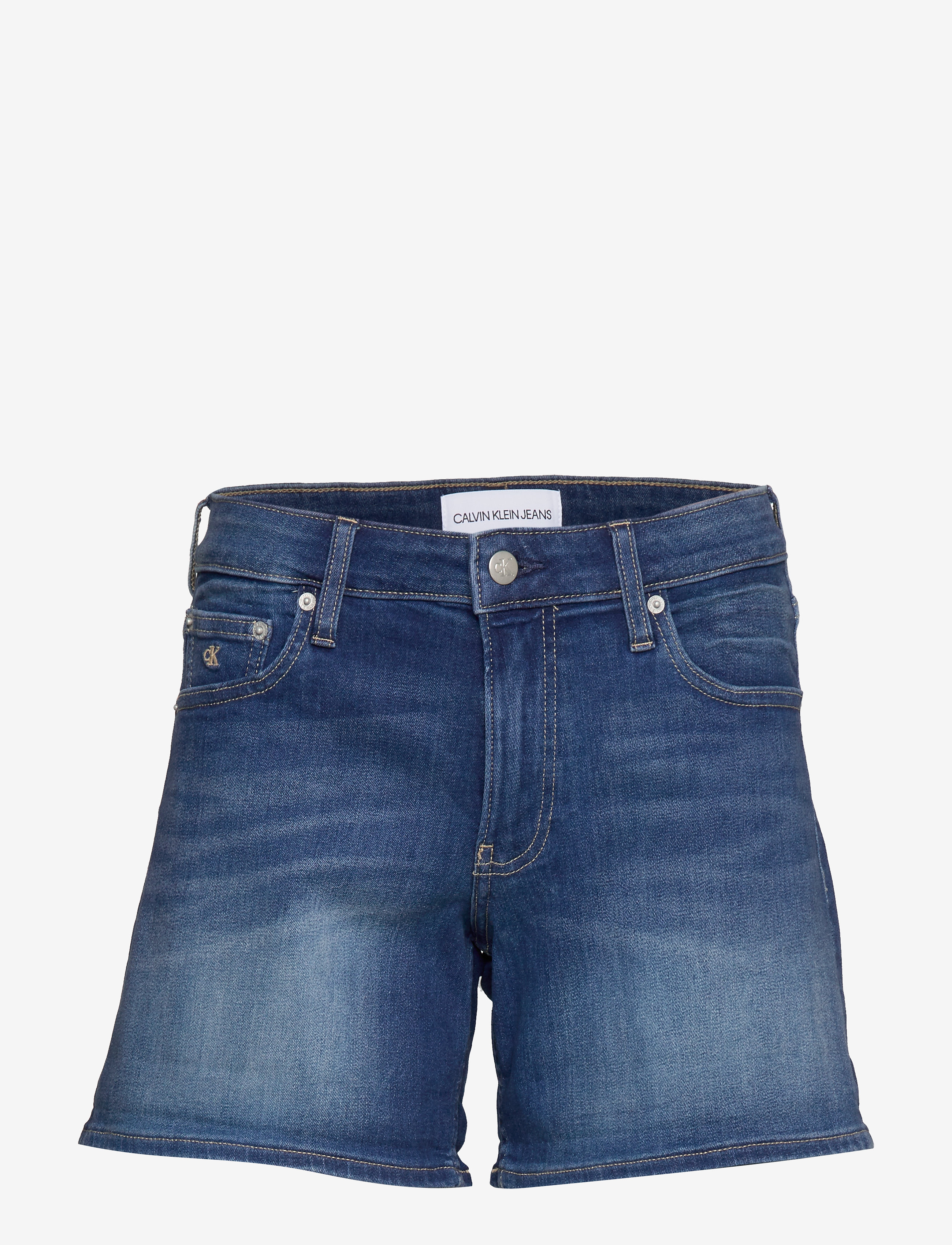 Calvin Klein Jeans - MID RISE SHORT - da098 light blue rolled - 2