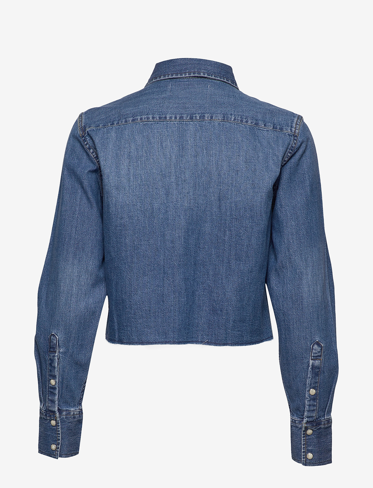 Calvin Klein Jeans - CROPPED MODERN WESTE - da097 mid blue - 1