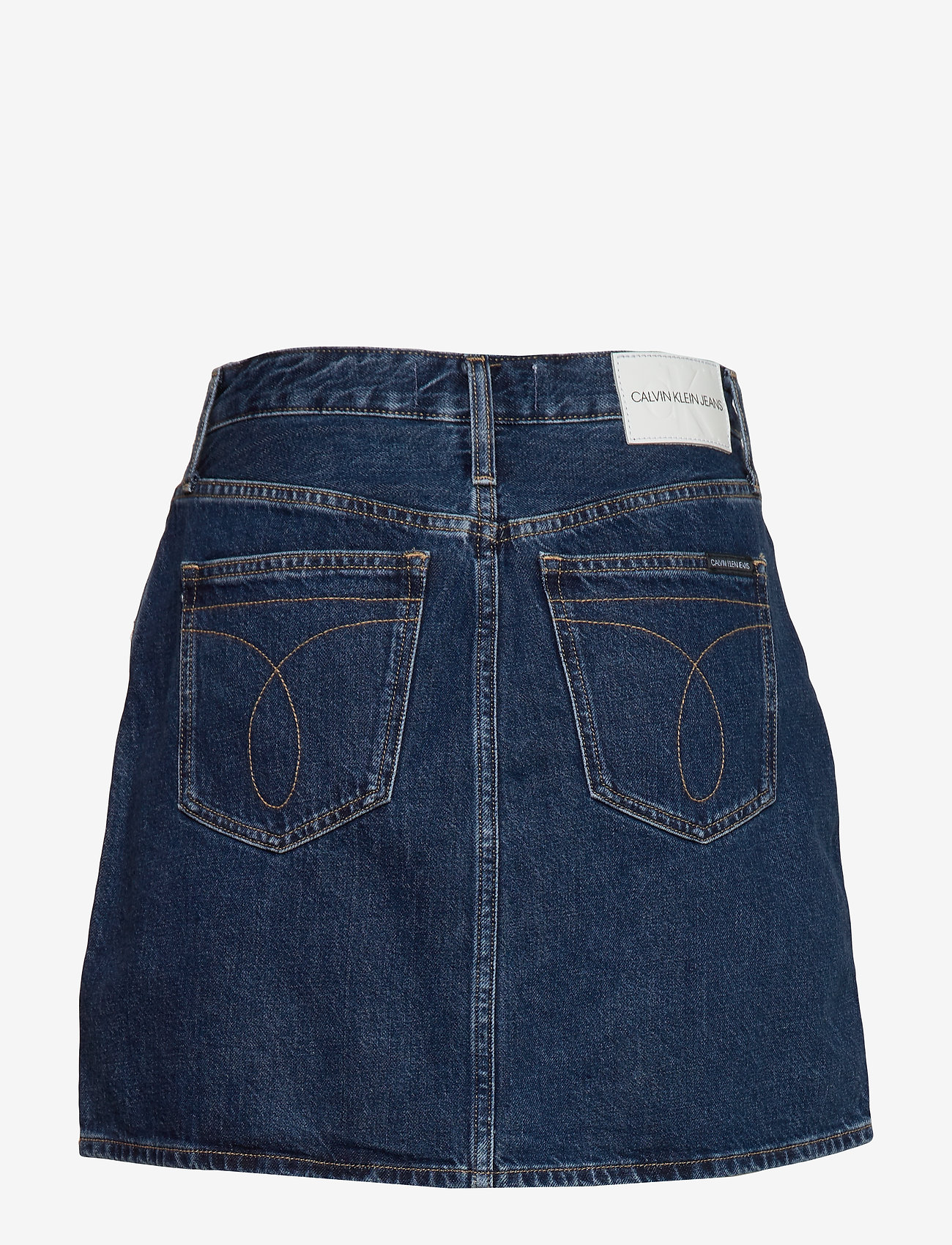 Calvin Klein Jeans - HIGH RISE MINI SKIRT - da081 dark blue stone lace - 1