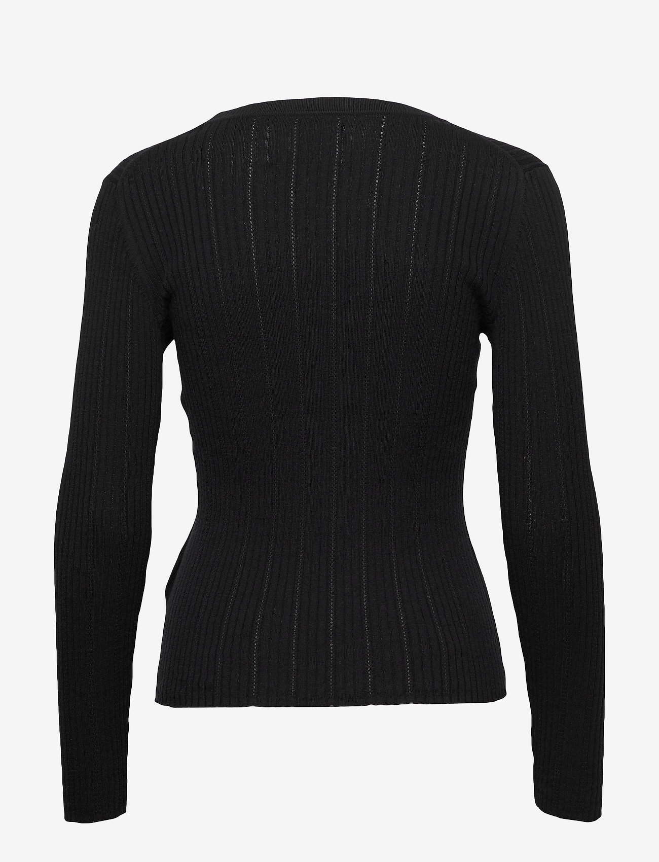 Calvin Klein Jeans - POINTELLE RIB SWEATE - ck black - 1