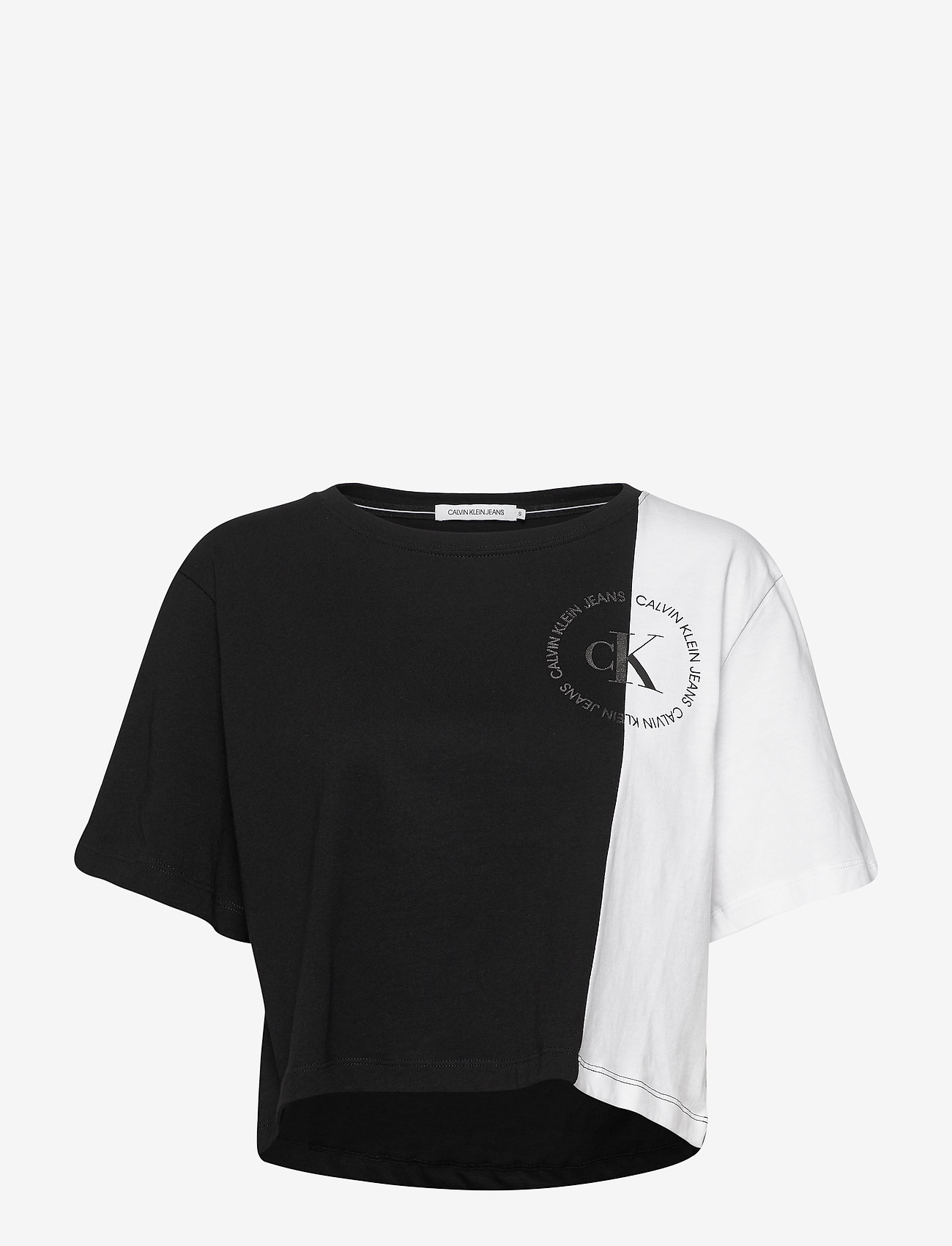 Calvin Klein Jeans - CK ROUND LOGO BLOCKE - ck black - 0