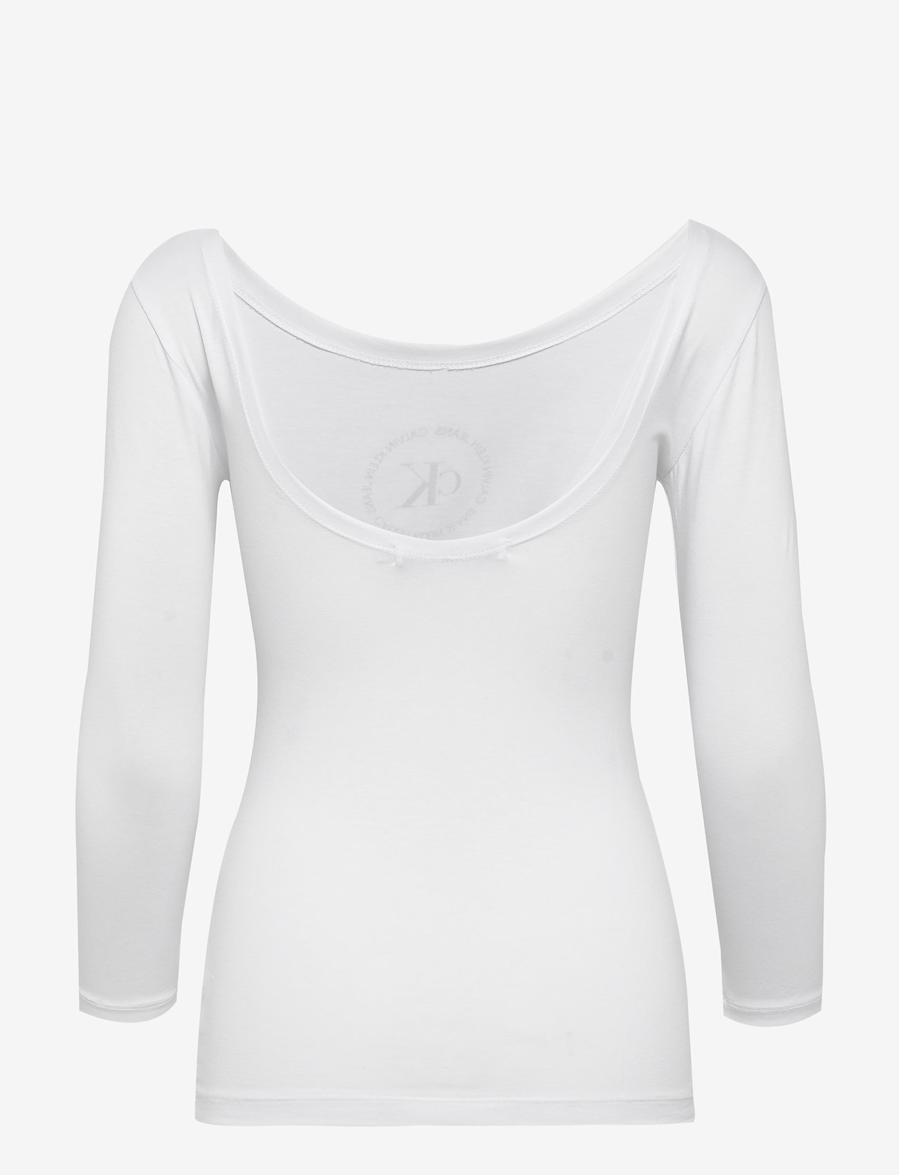 Calvin Klein Jeans - CK ROUND LOGO BALLET - bright white - 1