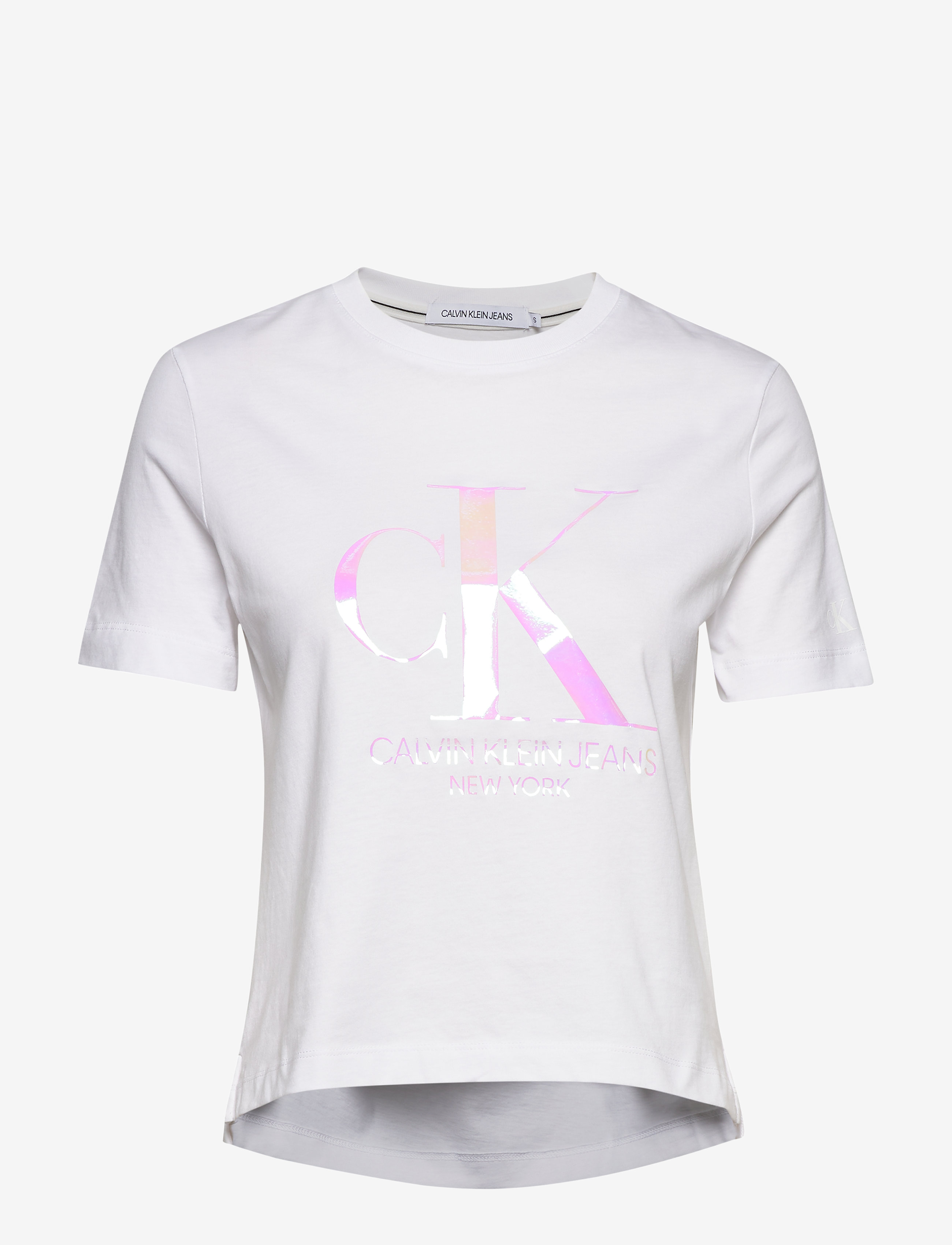 Calvin Klein Jeans - IRIDESCENT CK STRAIG - bright white - 0