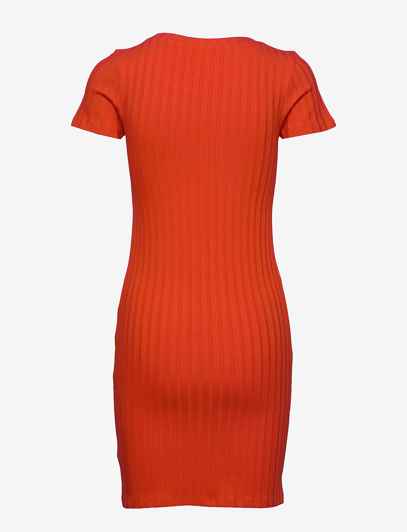 Calvin Klein Jeans - RIB SS DRESS - fiery red - 1