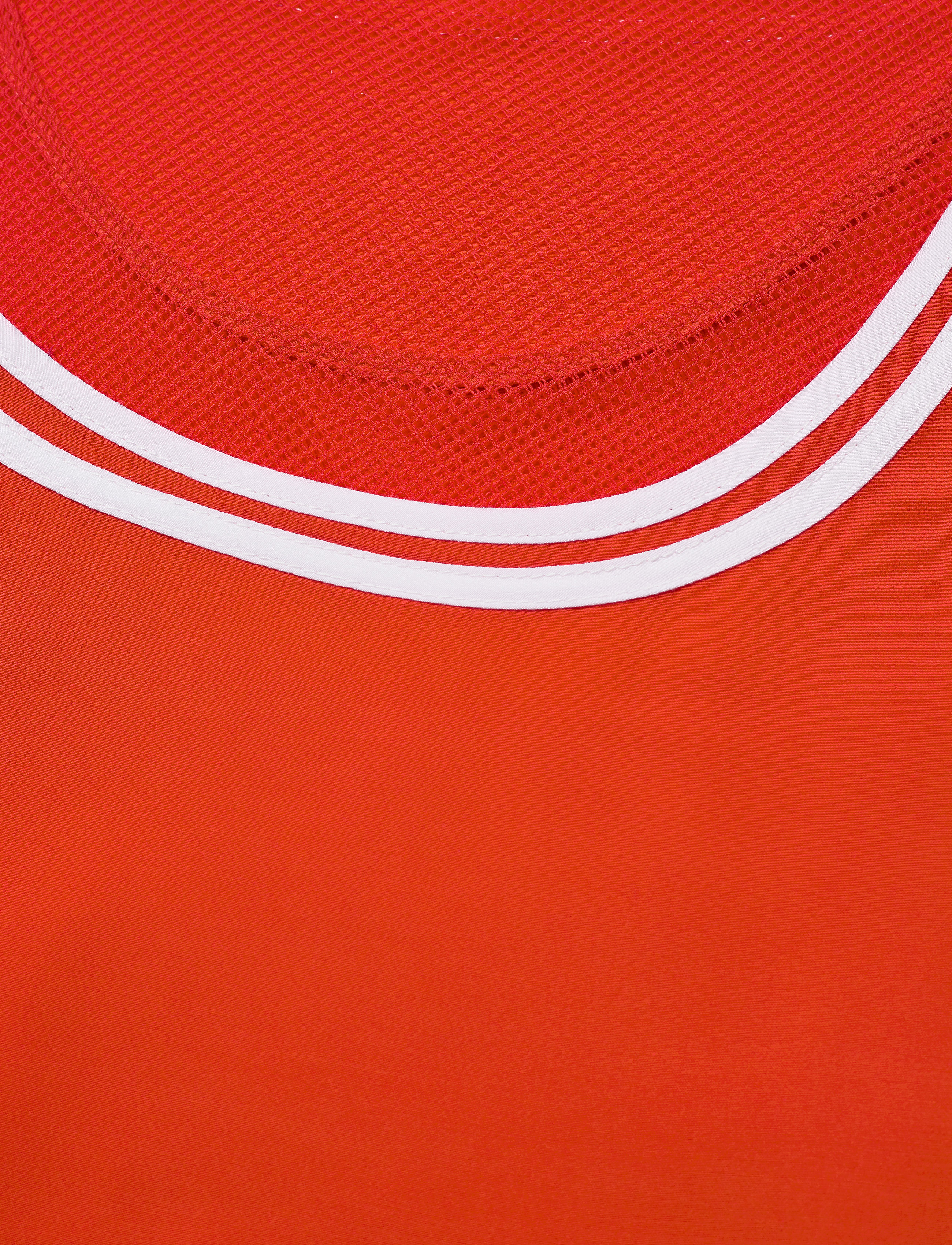 Calvin Klein Jeans - TANK DRESS WITH MESH LINING - fiery red - 4