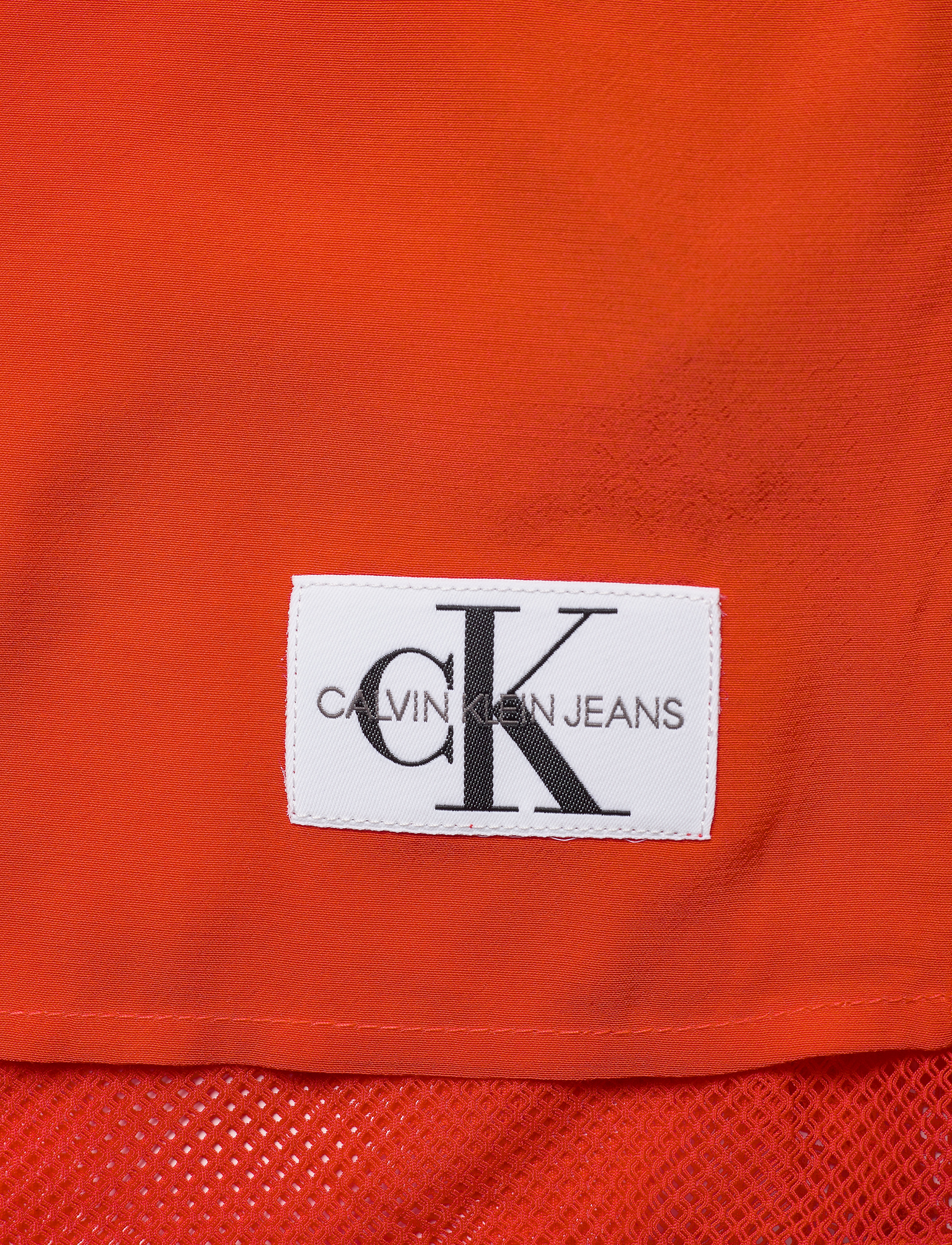 Calvin Klein Jeans - TANK DRESS WITH MESH LINING - fiery red - 5