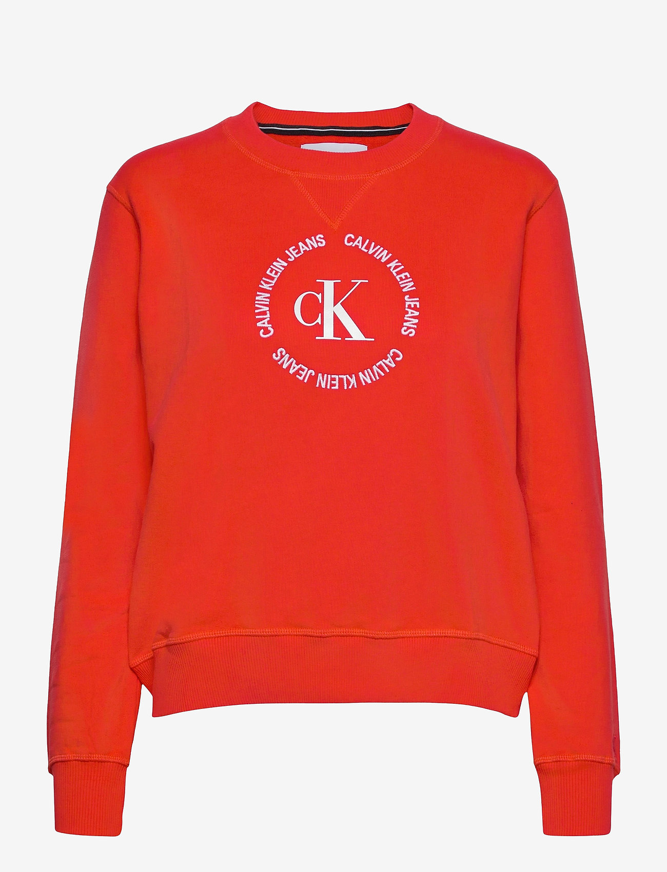Calvin Klein Jeans - CK ROUND LOGO RELAXED CN - fiery red - 0