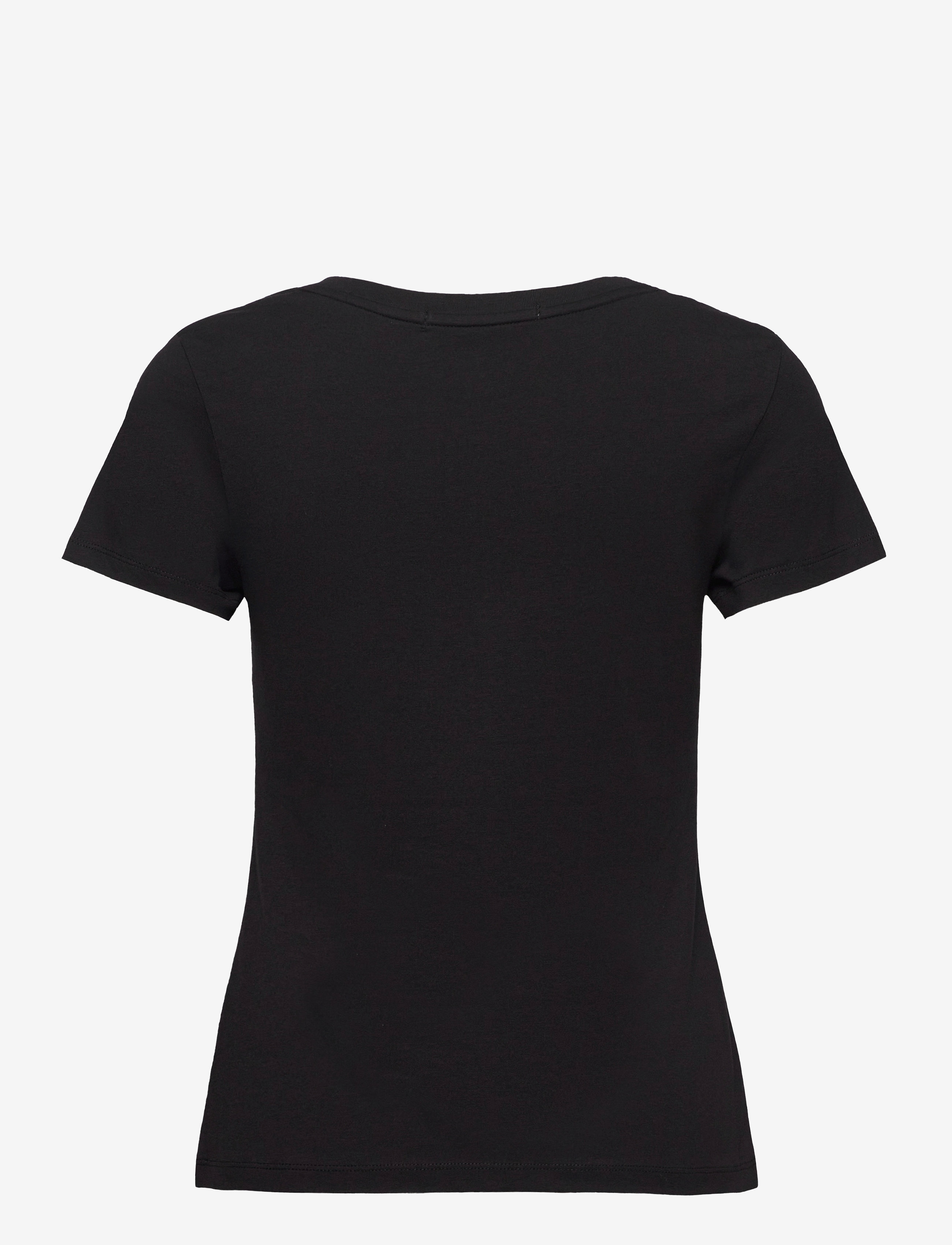 Calvin Klein Jeans - CK EMBROIDERY STRETCH V-NECK - t-särgid - ck black - 2