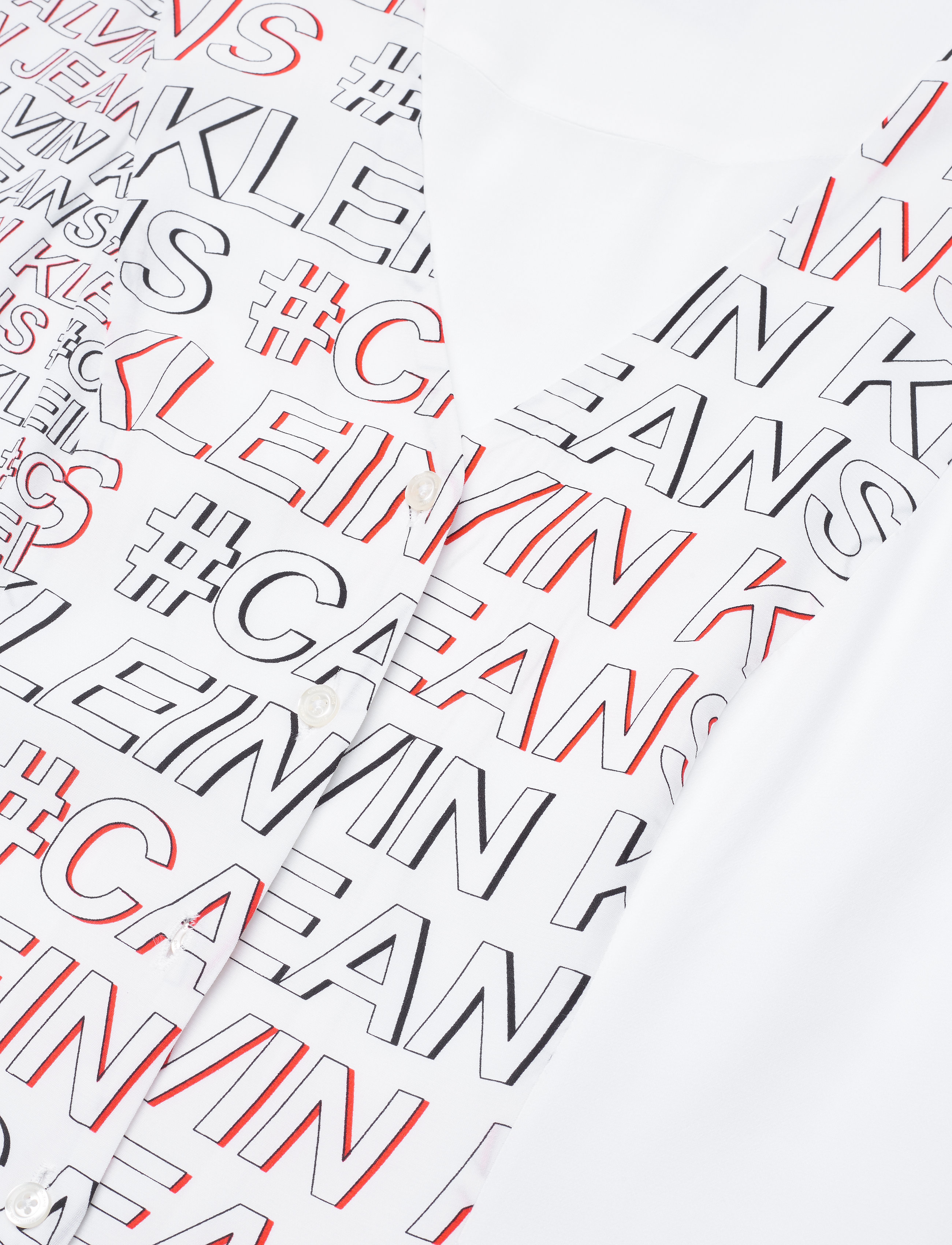 Calvin Klein Jeans - #LOGO PRINT BLOCKED - white exploded hashtag - 2