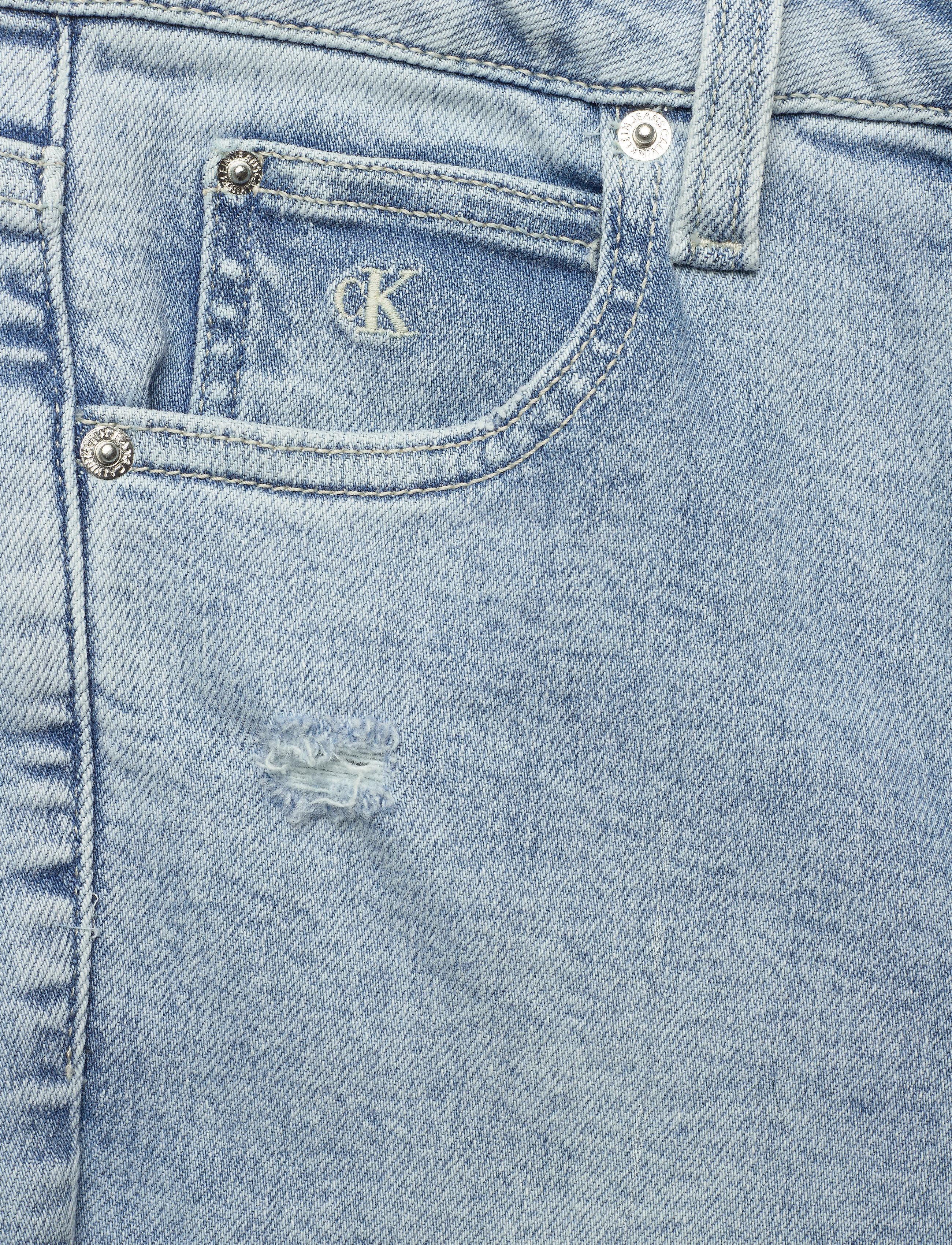 Calvin Klein Jeans - CKJ 010 HIGH RISE SK - da054 bleach blue dstr - 2