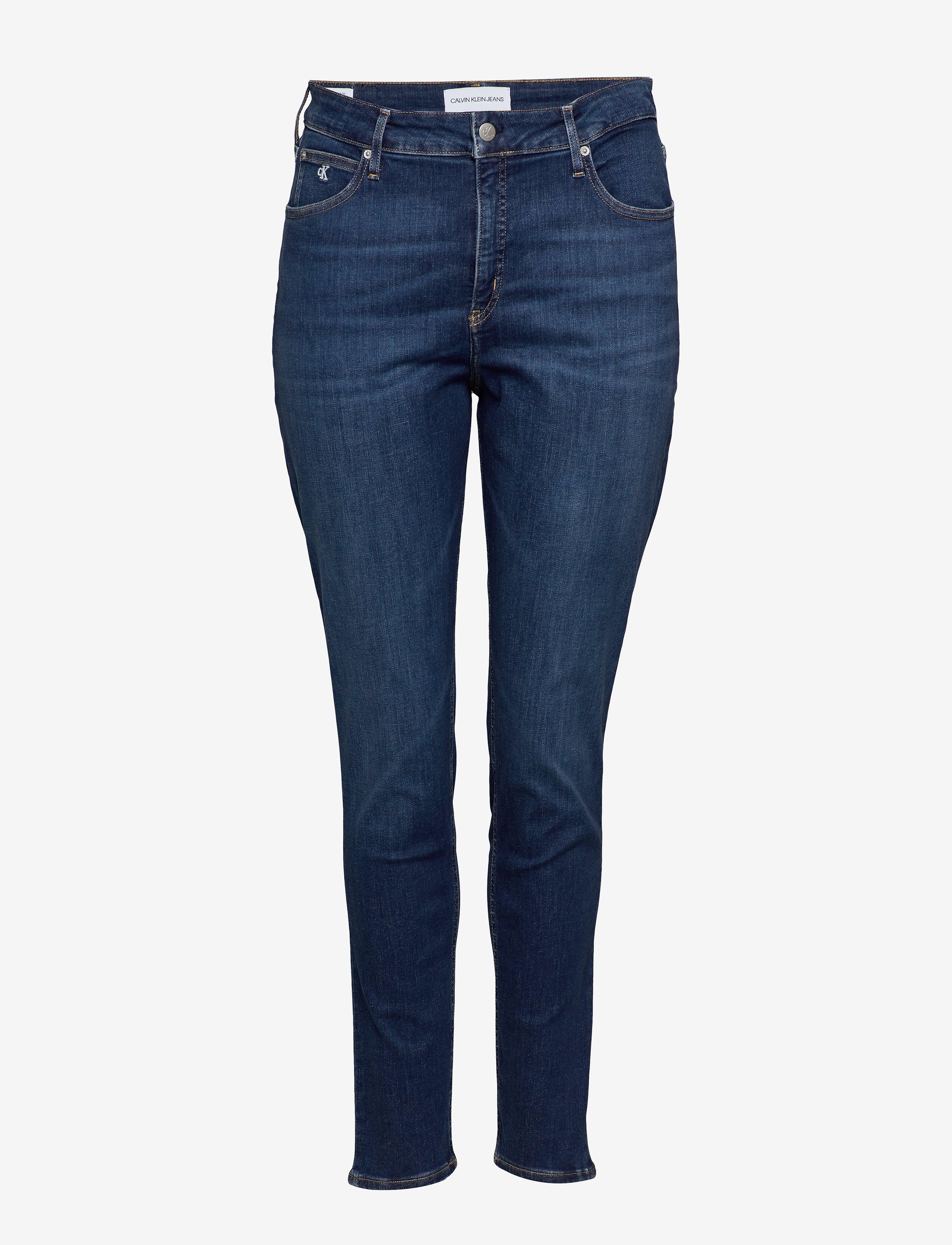 Calvin Klein Jeans PLUS HIGH RISE SKINNY - Denimtøj - CA120 DENIM MEDIUM / blue