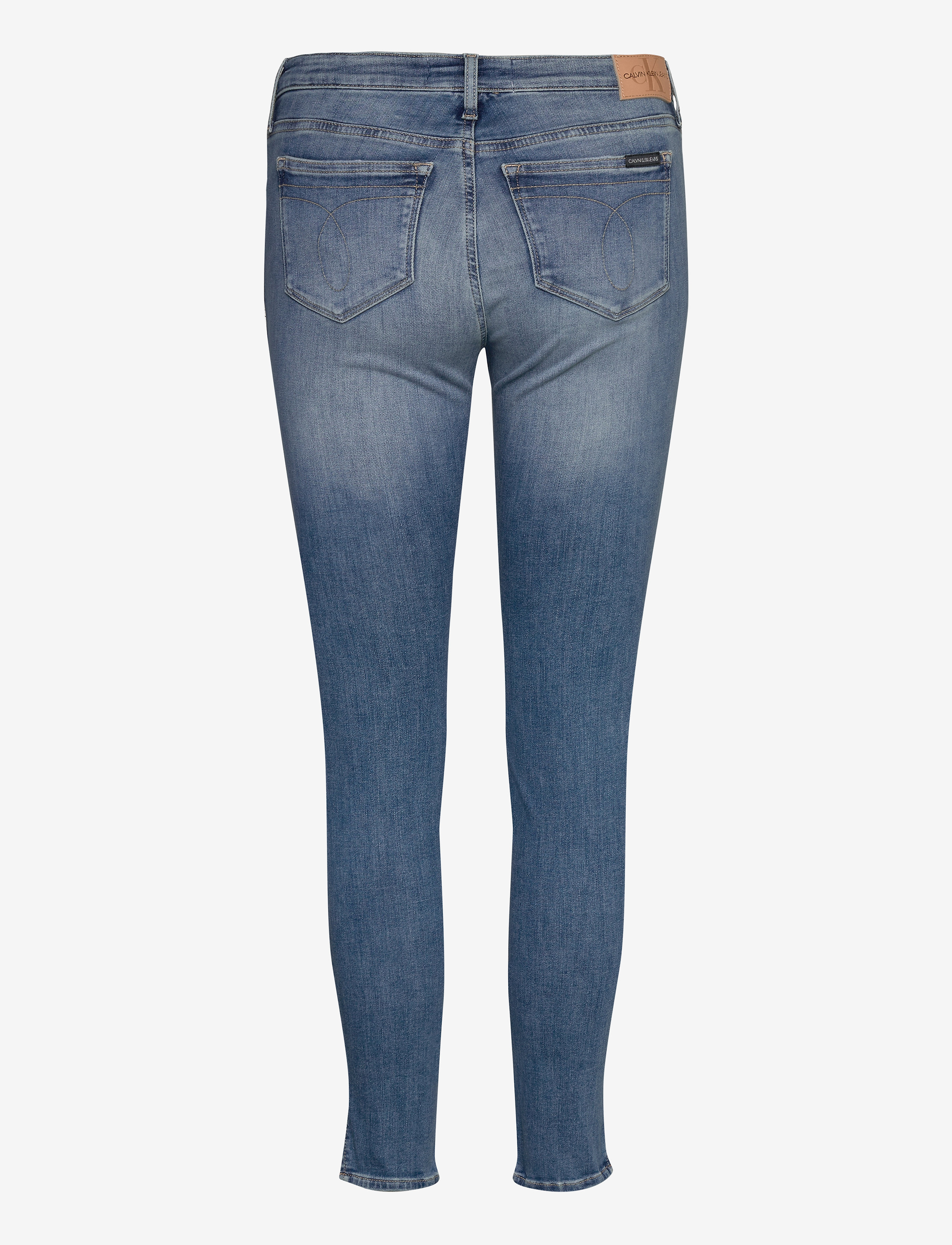 Calvin Klein Jeans - CKJ 001 SUPER SKINNY ANKLE - ab039 light blue dstr rivet - 1